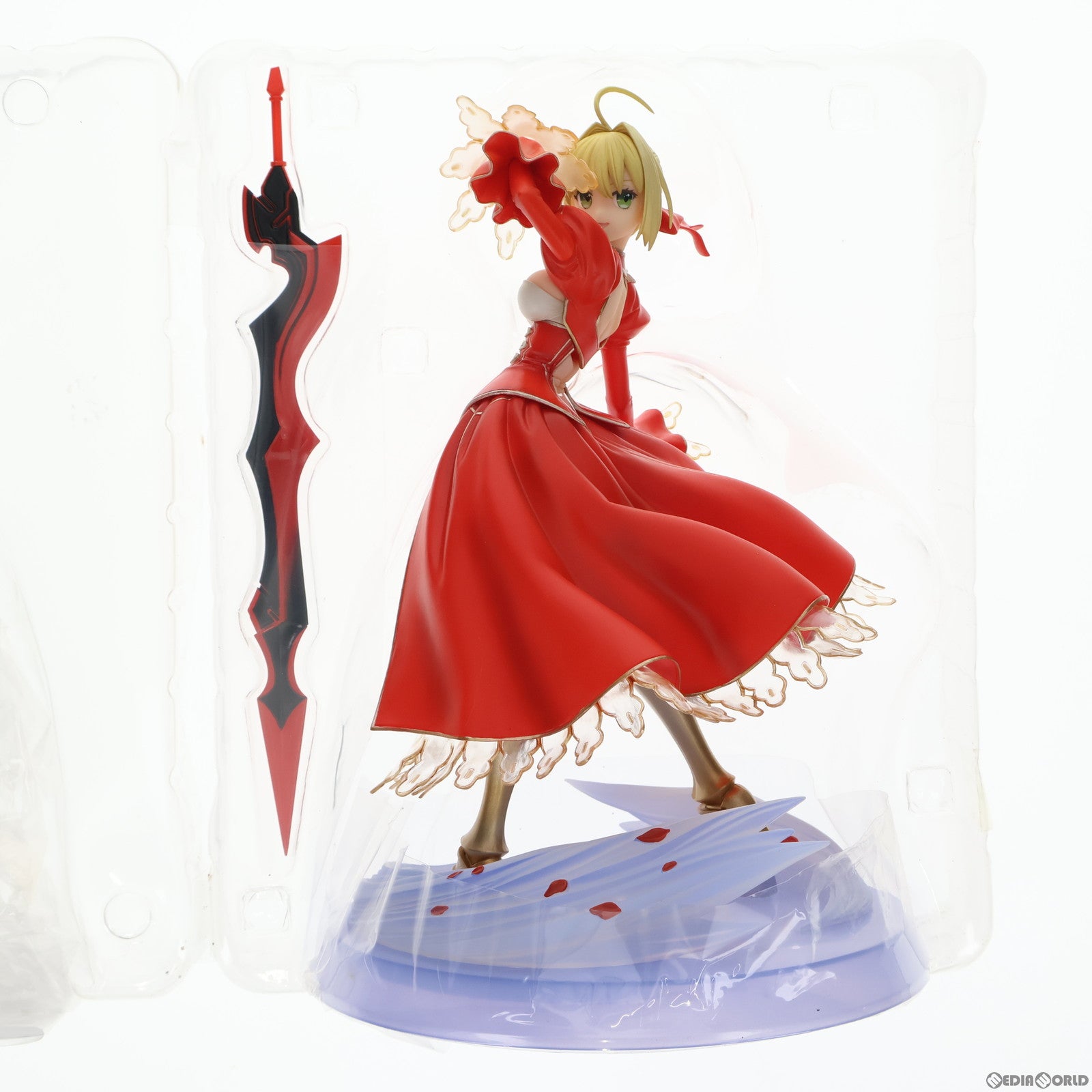 【中古即納】[FIG]セイバー・エクストラ Fate/EXTRA(フェイト/エクストラ) 1/7 完成品 フィギュア(PP554) コトブキヤ(20180420)