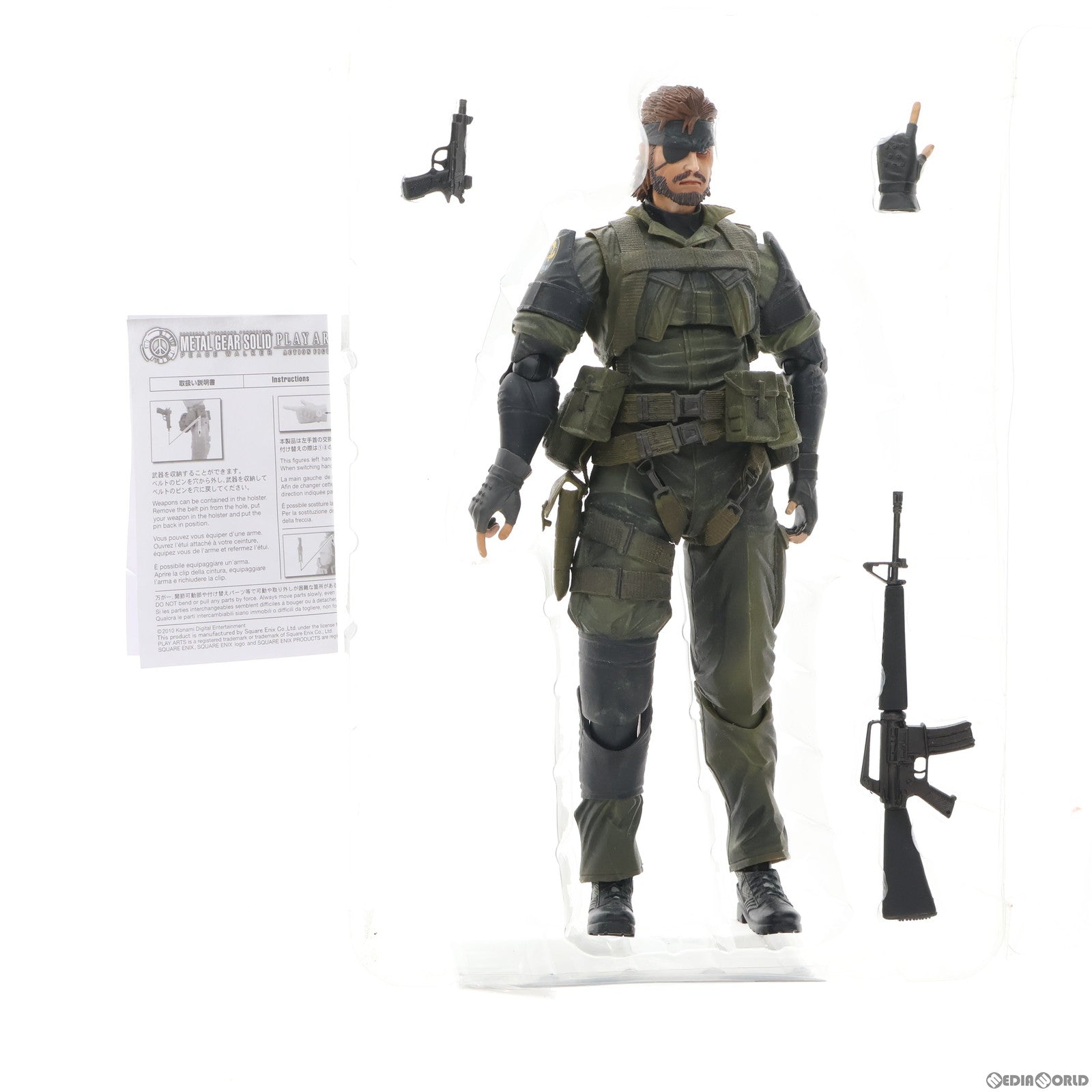 中古即納】[FIG]PLAY ARTS改(プレイアーツ改) スネーク 野戦服バージョン METAL GEAR SOLID PEACE WALKER( メタルギアソリッド ピースウォーカー) フィギュア スクウェア・エニックス