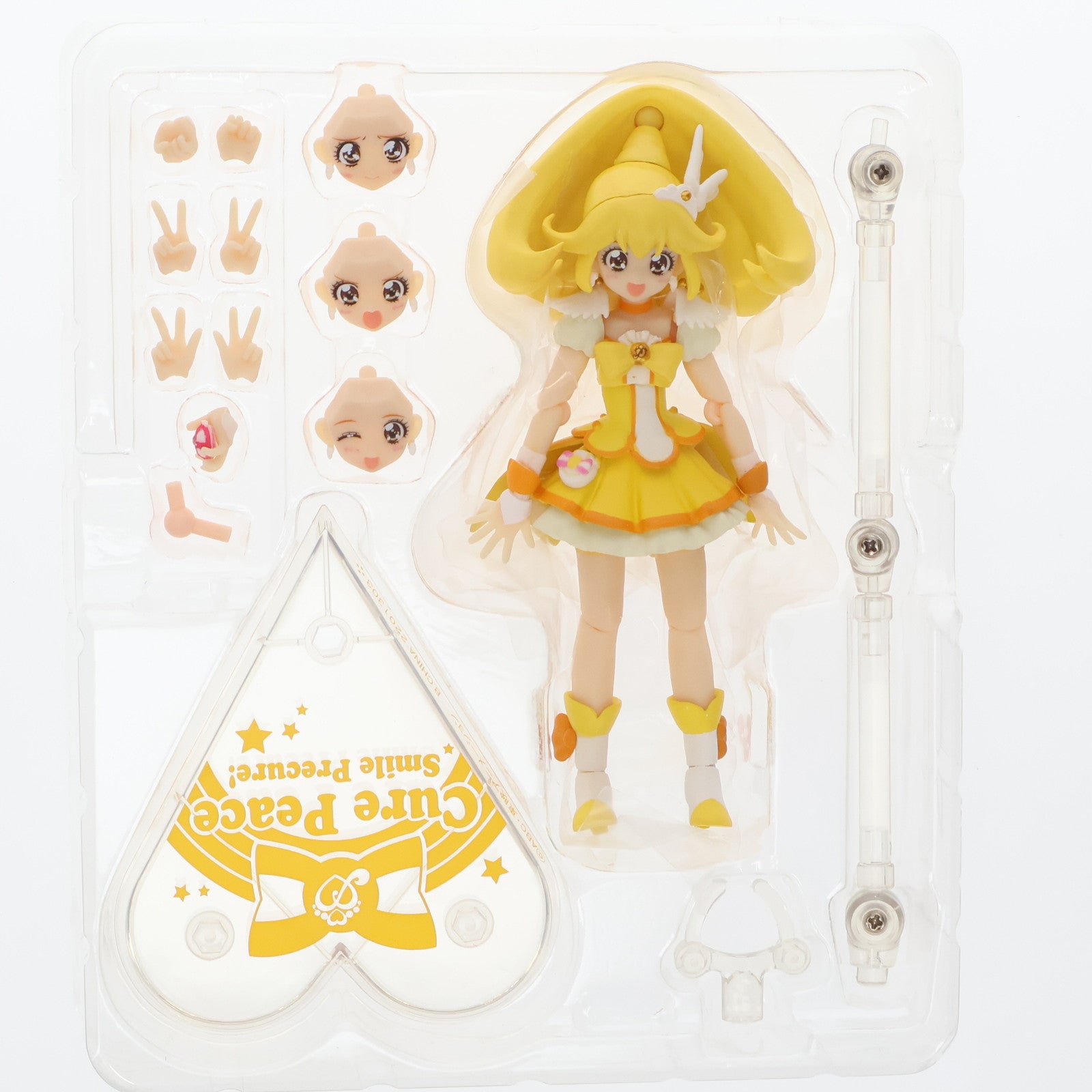 【中古即納】[FIG]S.H.Figuarts(フィギュアーツ) キュアピース スマイルプリキュア! 完成品 可動フィギュア バンダイ(20130803)