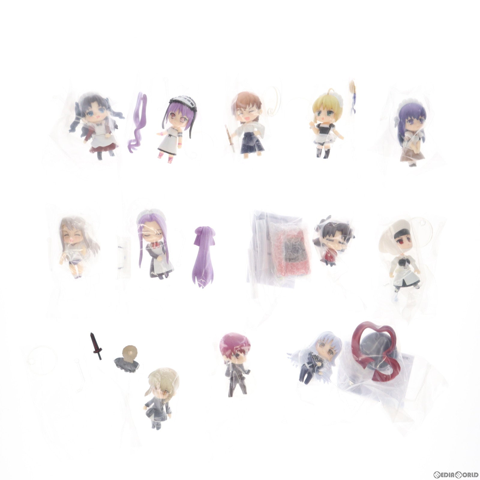 【中古即納】[BOX][FIG]ねんどろいどぷち Fate/hollow ataraxia(フェイト/ホロウ アタラクシア) 可動フィギュア(12個) グッドスマイルカンパニー(20120731)