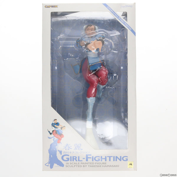 【中古即納】[FIG]西村キヌコレクション GIRL-FIGHTING 春麗(チュンリー) ストリートファイターII 1/6 完成品 フィギュア  マックスファクトリー