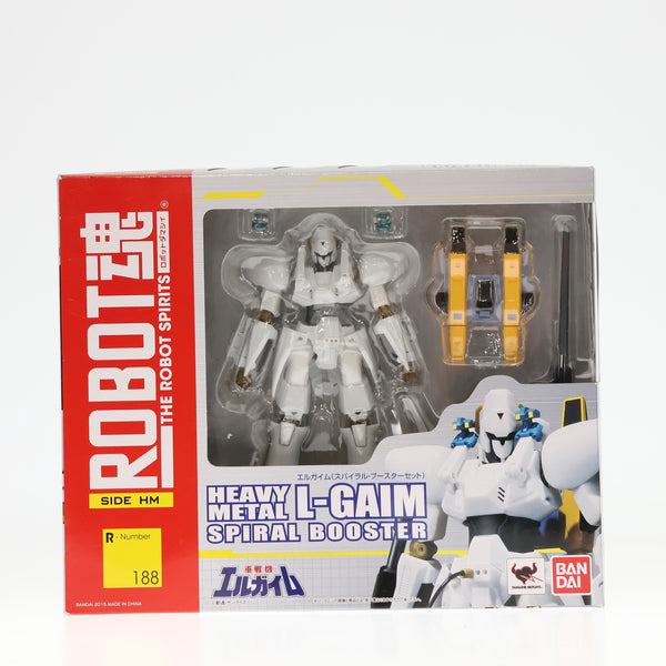 【中古即納】[FIG]ROBOT魂(SIDE HM) エルガイム(スパイラル・ブースターセット) 重戦機エルガイム 可動フィギュア バンダイ