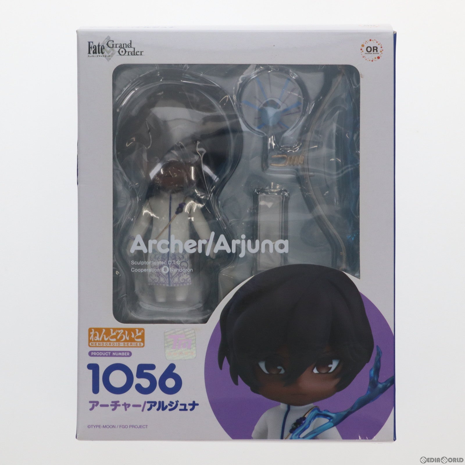 【中古即納】[FIG]ねんどろいど 1056 アーチャー/アルジュナ Fate/Grand Order(フェイト/グランドオーダー) 完成品 可動フィギュア オランジュ・ルージュ(20190707)