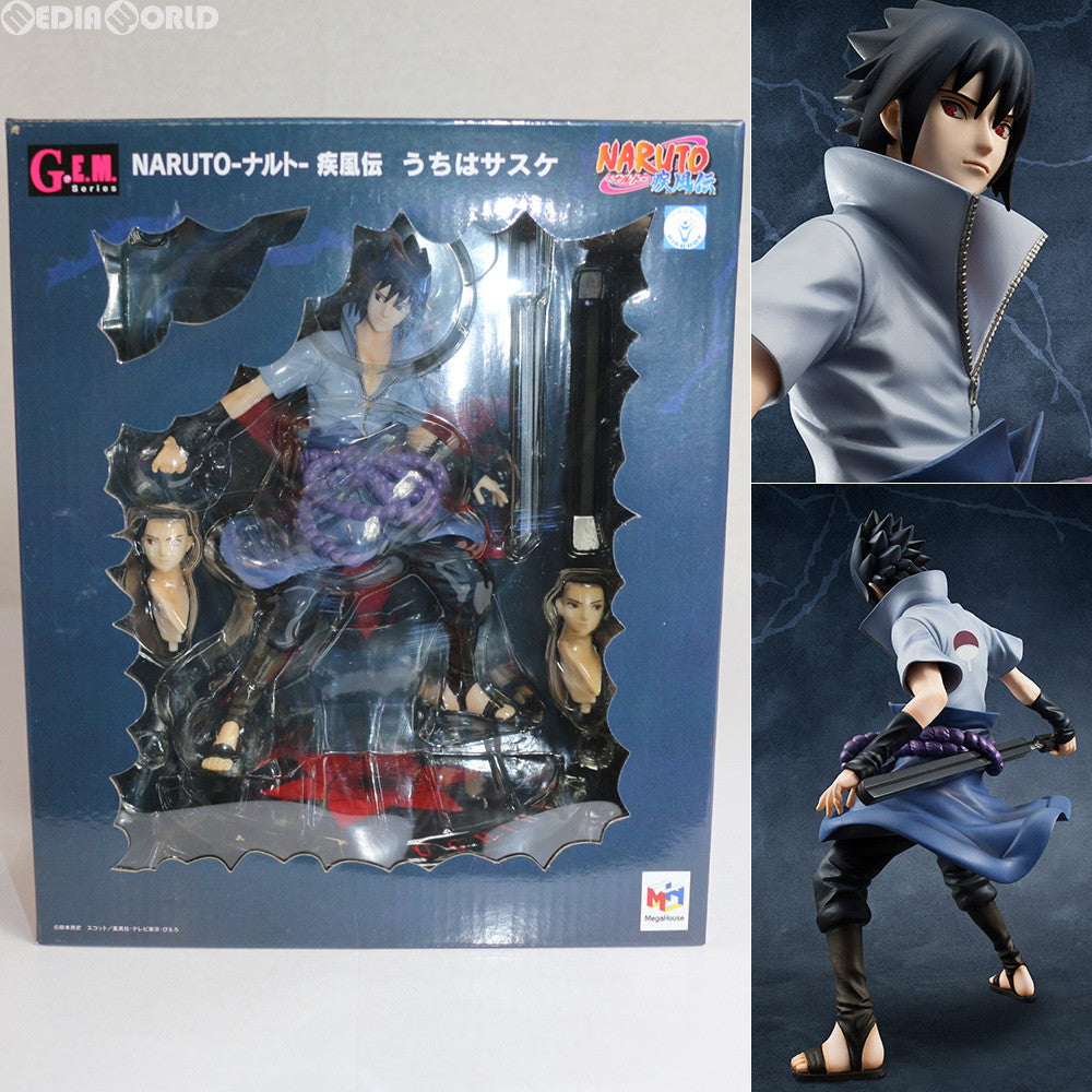 【中古即納】[FIG] G.E.M.シリーズ うちはサスケ NARUTO-ナルト-疾風伝 完成品 フィギュア メガハウス(20140426)