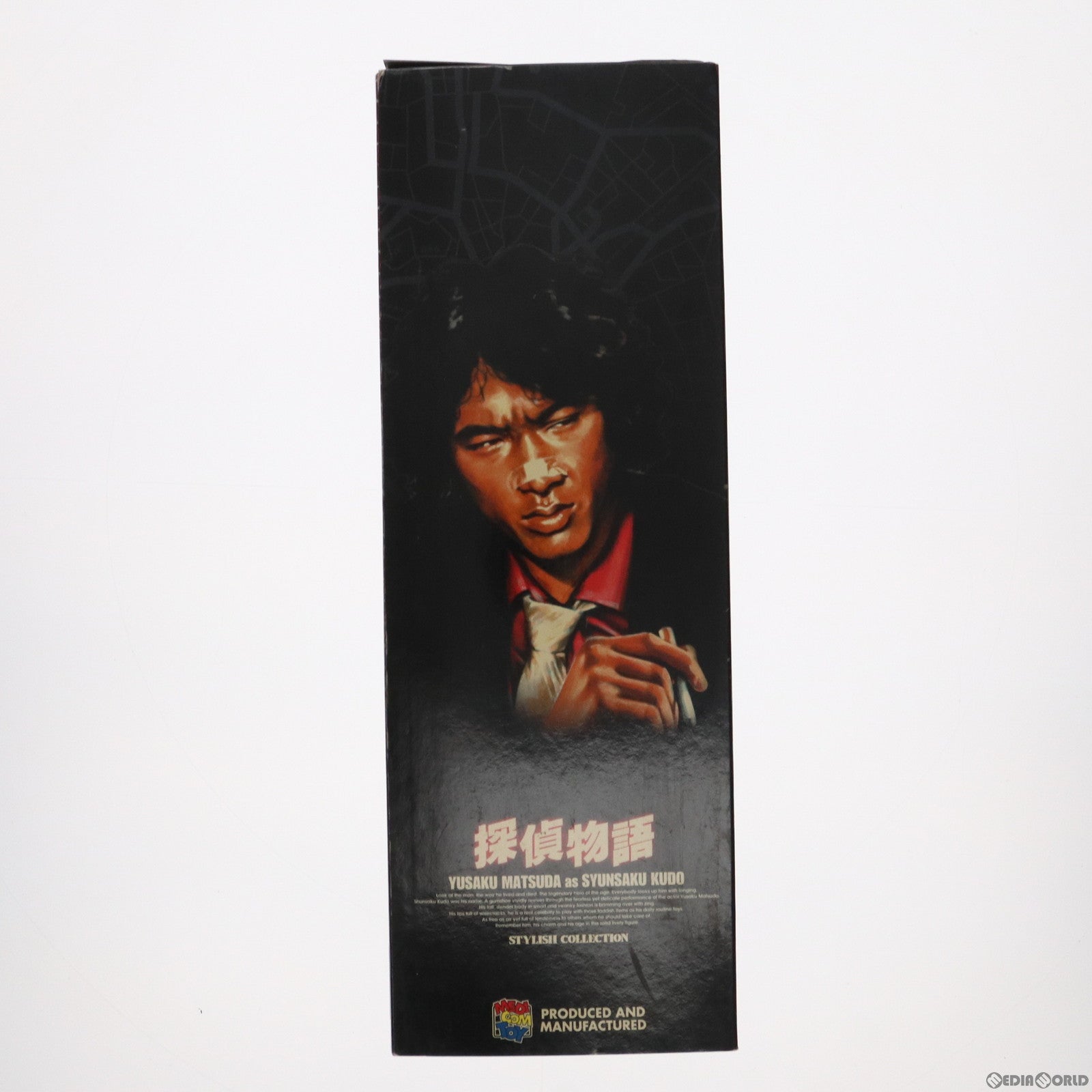 【中古即納】[FIG] 松田優作as工藤俊作 黒スーツ(赤シャツ) ver. STYLISH COLLECTION MEDSC014 探偵物語 完成品 可動フィギュア メディコム・トイ(20001109)