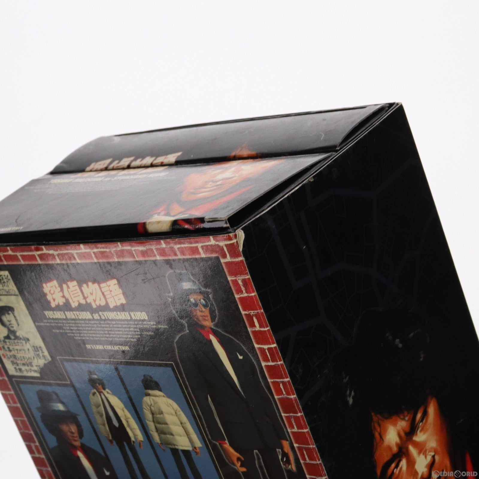 【中古即納】[FIG] 松田優作as工藤俊作 黒スーツ(赤シャツ) ver. STYLISH COLLECTION MEDSC014 探偵物語 完成品 可動フィギュア メディコム・トイ(20001109)