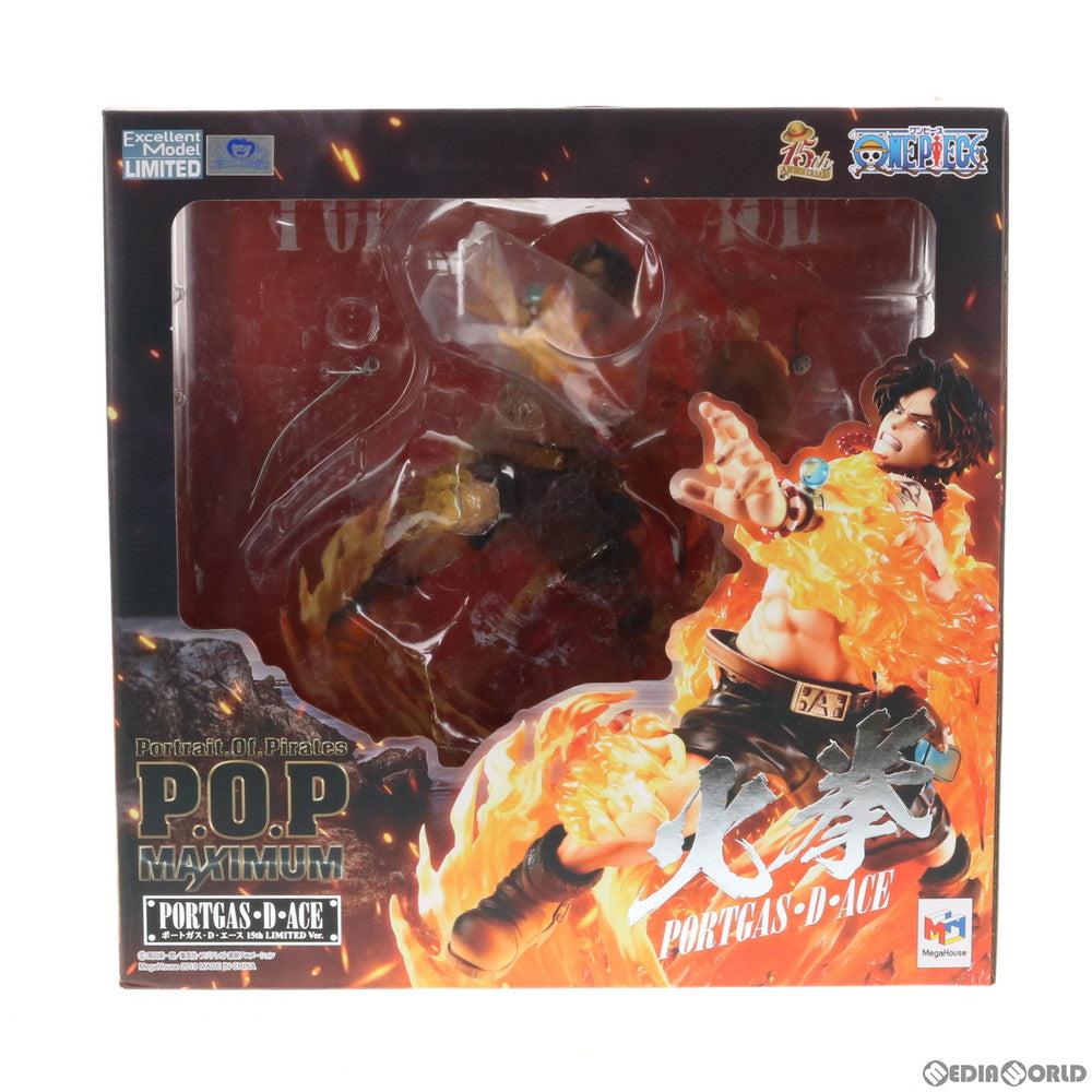 【中古即納】[FIG] Portrait.Of.Pirates P.O.P NEO-MAXIMUM ポートガス・D・エース 15th LIMITED Ver. ONE PIECE(ワンピース) 完成品 フィギュア 一部オンラインショップ 麦わらストア限定 メガハウス(20191128)