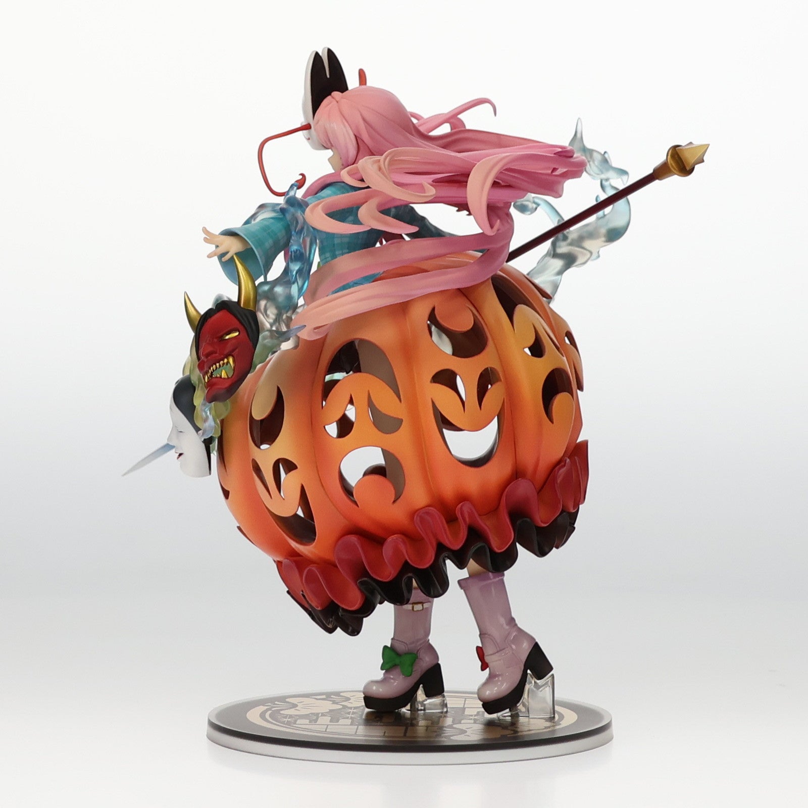 中古即納】[FIG]表情豊かなポーカーフェイス 秦こころ(はたのこころ) 東方project 1/8 完成品 フィギュア キューズQ