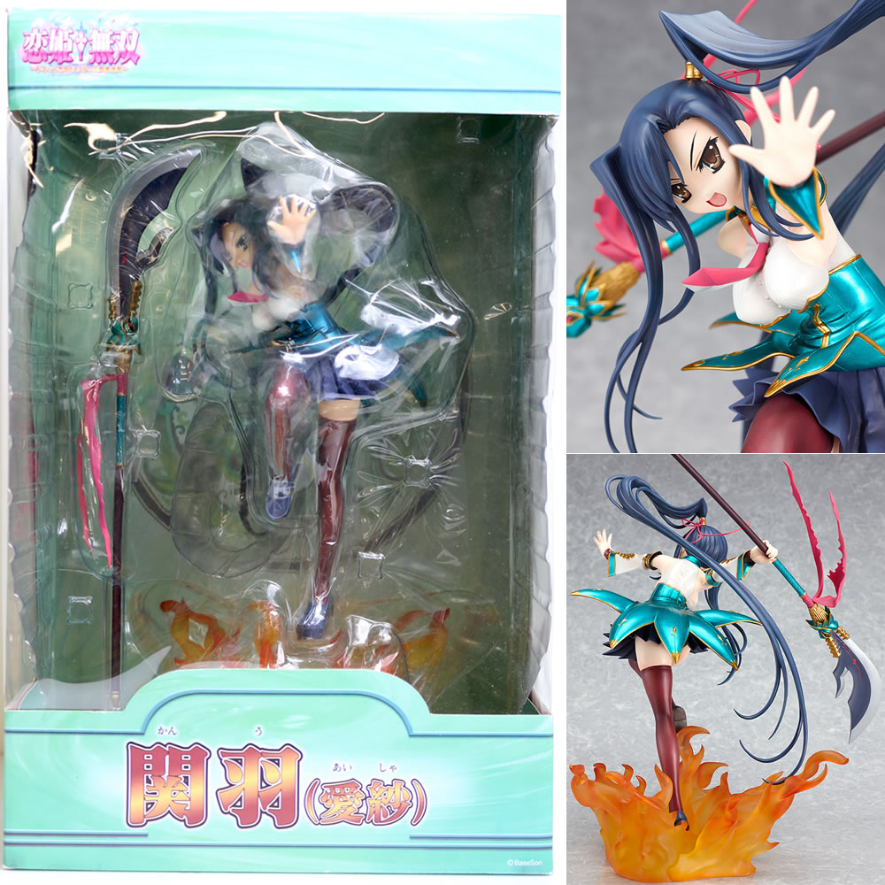 【中古即納】[FIG] 関羽(愛紗) (かんう あいしゃ) 恋姫†無双 1/6 完成品 フィギュア FREEing(フリーイング) (20090808)