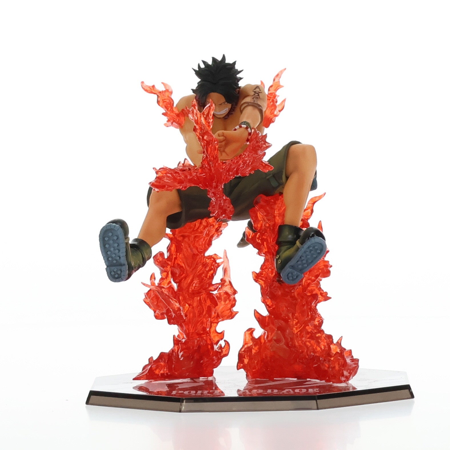 【中古即納】[FIG] 魂ウェブ商店限定 フィギュアーツZERO ポートガス・D・エース -Battle Ver. 十字火- ONE PIECE(ワンピース) 完成品 フィギュア バンダイ(20140130)