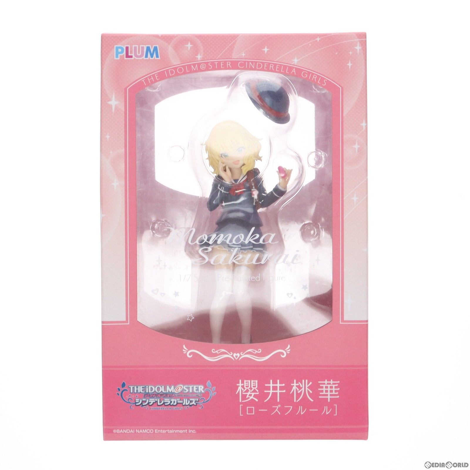 【中古即納】[FIG]櫻井桃華[ローズフルール](さくらいももか) アイドルマスター シンデレラガールズ 1/7 完成品 フィギュア(PF068)  PLUM(プラム)(20170423)