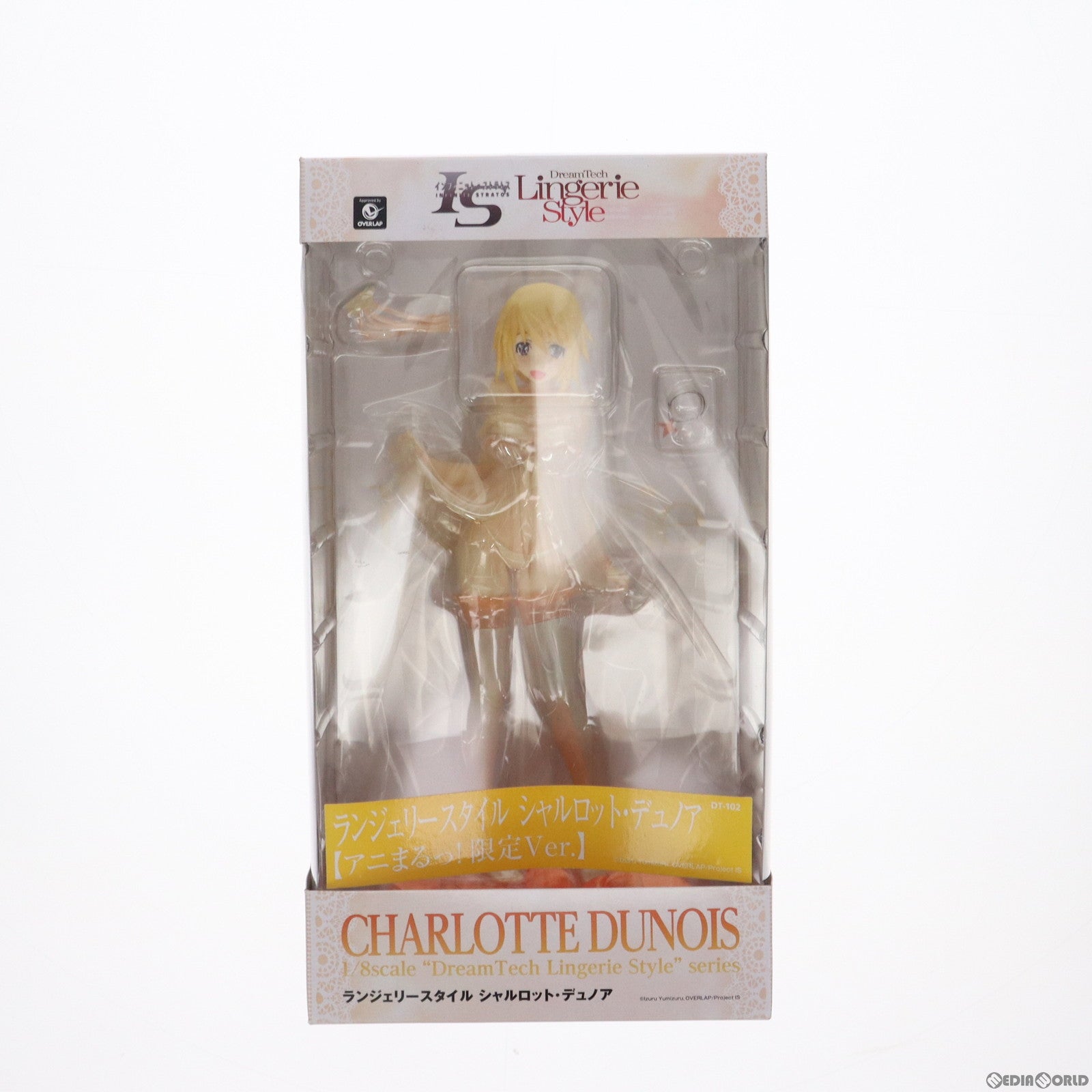【中古即納】[FIG] アニまるっ!限定 ドリームテック ランジェリースタイル シャルロット・デュノア 【アニまるっ!限定Ver.】 IS インフィニット・ストラトス 1/8 完成品 フィギュア ウェーブ(WAVE) (20160228)