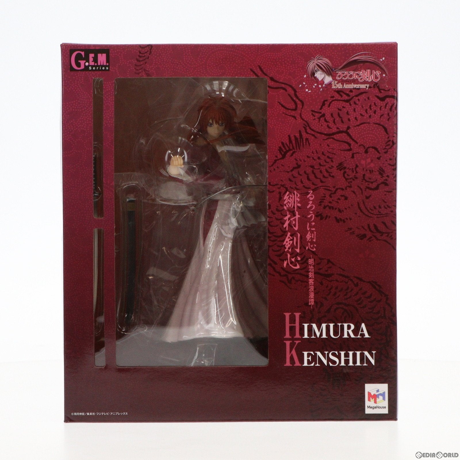 【中古即納】[FIG]G.E.M.シリーズ 緋村剣心(ひむらけんしん)(通常版) るろうに剣心-明治剣客浪漫譚- 1/8 完成品 フィギュア メガハウス(20110701)