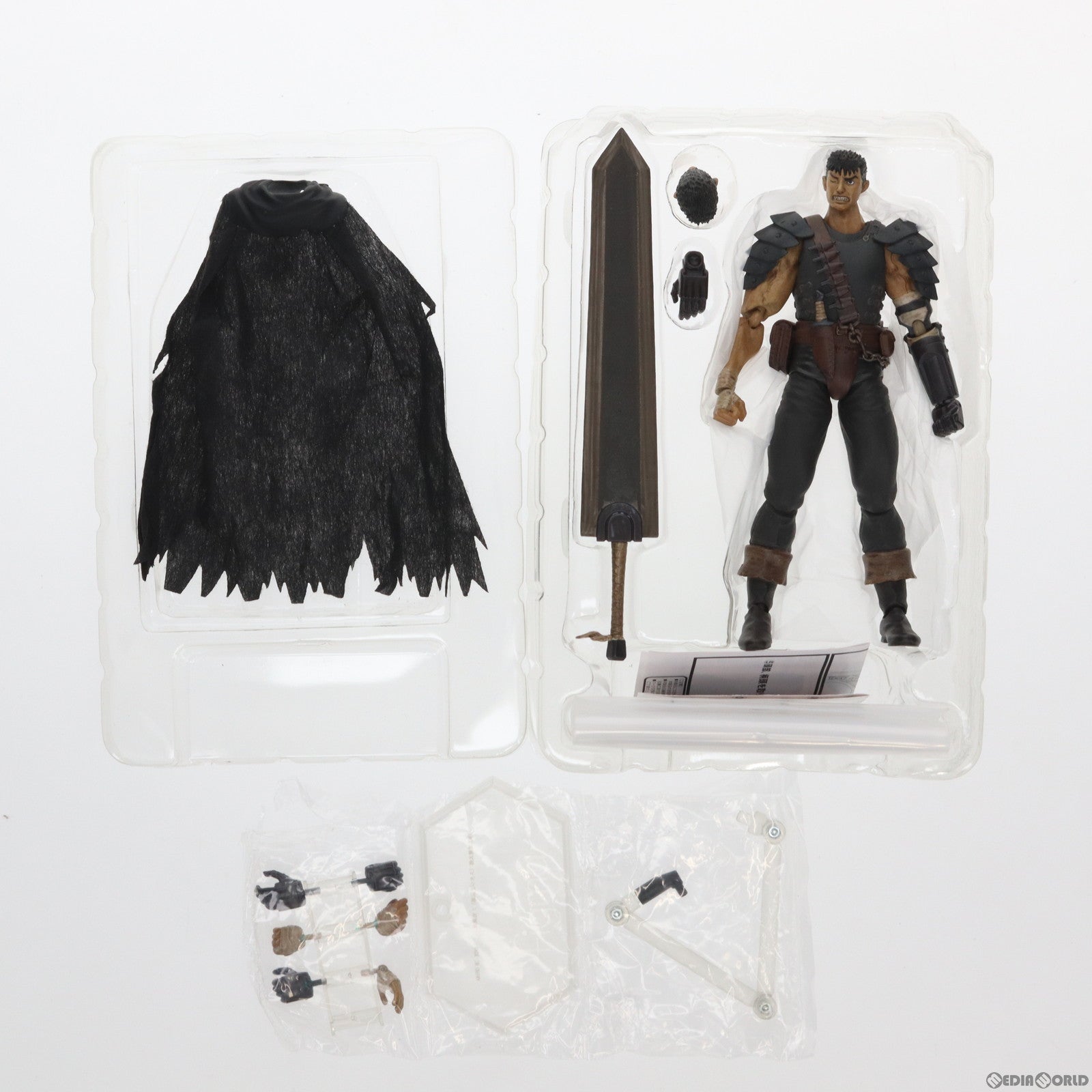 【中古即納】[FIG] figma(フィグマ) 120 ガッツ 黒い剣士ver. ベルセルク 完成品 可動フィギュア マックスファクトリー(20120129)