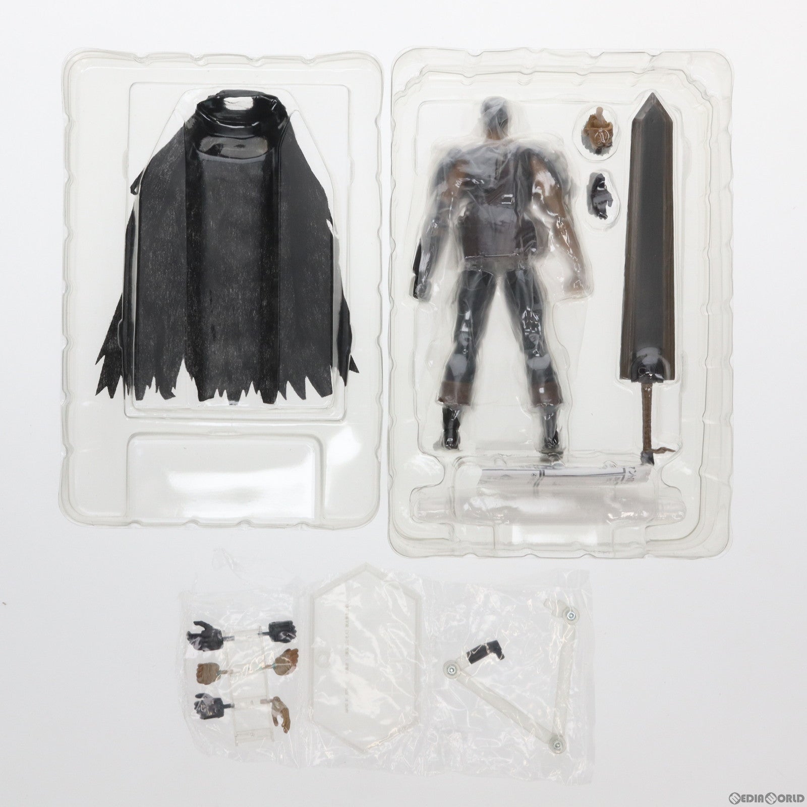 【中古即納】[FIG] figma(フィグマ) 120 ガッツ 黒い剣士ver. ベルセルク 完成品 可動フィギュア マックスファクトリー(20120129)