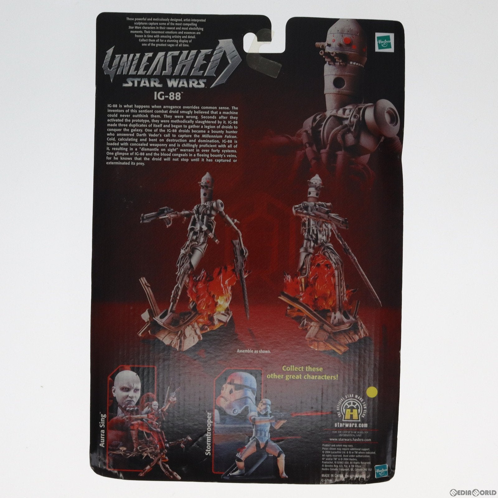 【中古即納】[FIG] スター・ウォーズ Unleashed フィギュア IG-88 STAR WARS エピソード5/帝国の逆襲 完成品 フィギュア(85338) ハズブロ/トミーダイレクト(19991231)