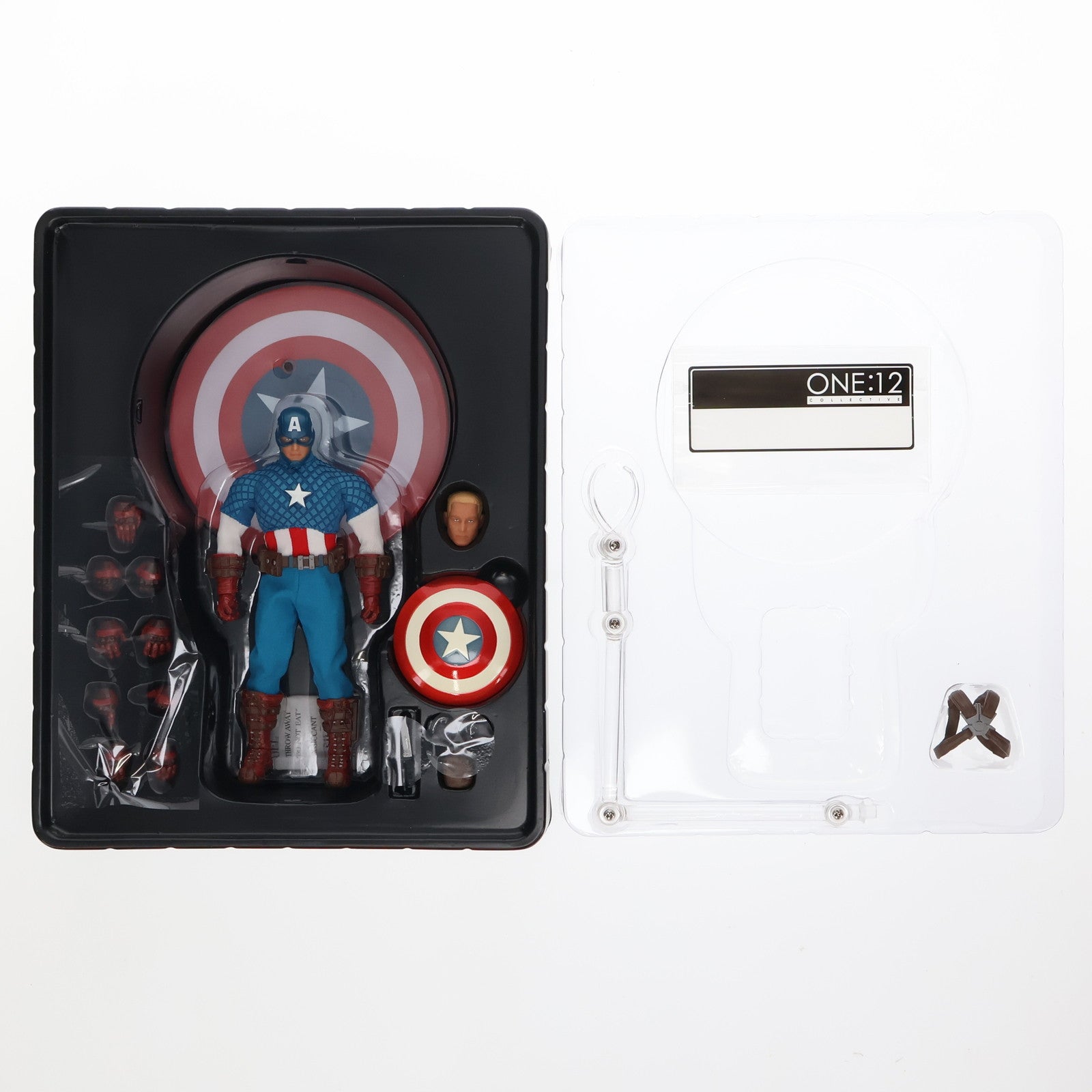 【中古即納】[FIG] ワン12コレクティブ キャプテン・アメリカ MARVEL UNIVERSE(マーベルユニバース) 1/12 完成品 アクションフィギュア(海外流通版) メズコトイズ(20161231)