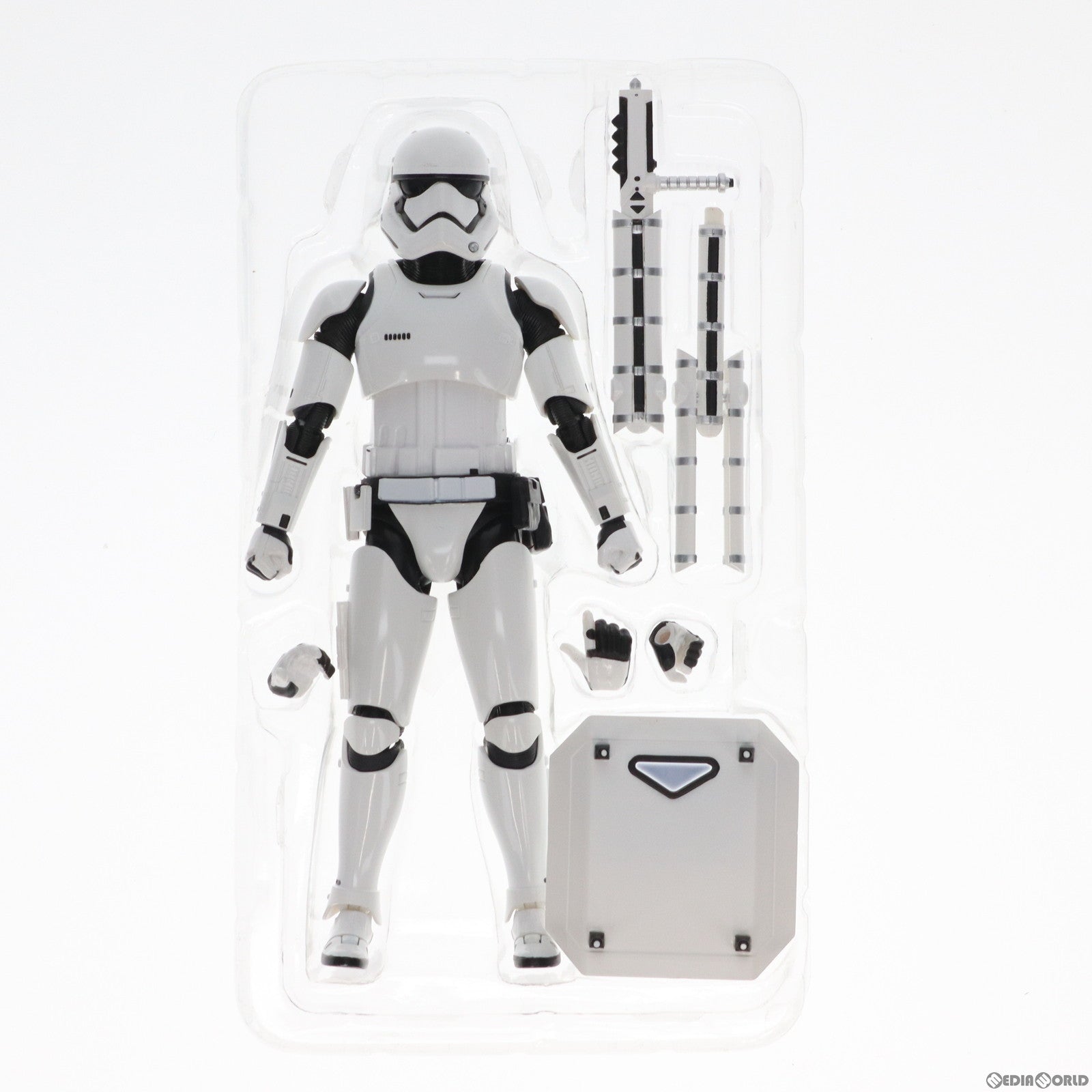 【中古即納】[FIG]魂ウェブ商店限定 S.H.Figuarts(フィギュアーツ) ファースト・オーダー ストームトルーパー(シールド&バトンセット) STAR WARS(スター・ウォーズ)/フォースの覚醒 可動フィギュア バンダイ(20160531)