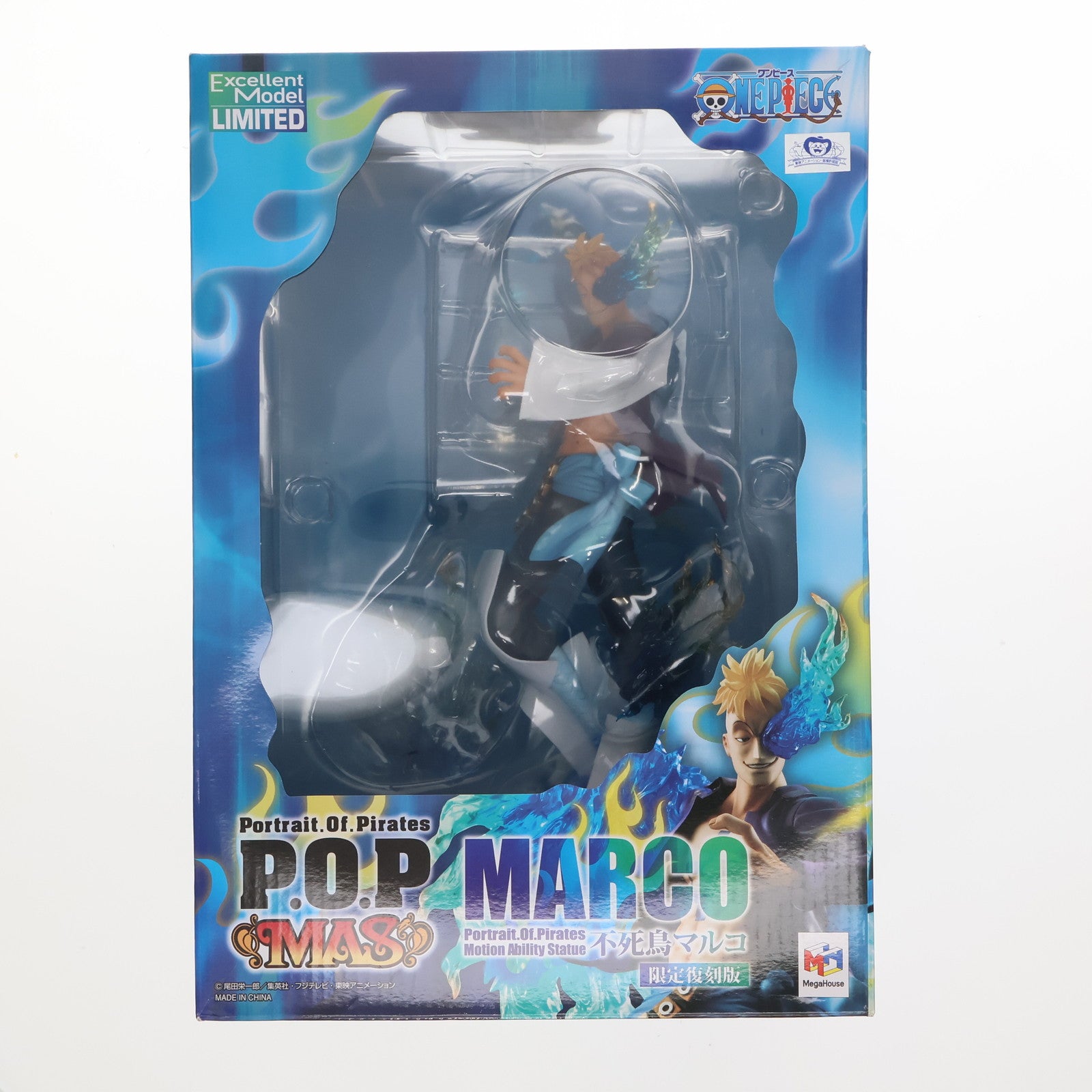 【中古即納】[FIG] (再販) Portrait.Of.Pirates P.O.P MAS 不死鳥マルコ 限定復刻版 ONE PIECE(ワンピース) 1/8 完成品 フィギュア プレミアムバンダイ 一部店舗 オンラインショップ限定 メガハウス(20170428)