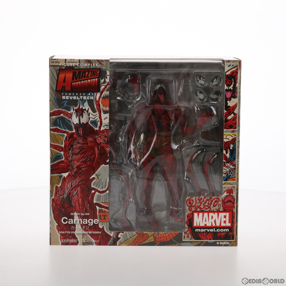 【中古即納】[FIG] フィギュアコンプレックス アメイジングヤマグチ No.008 Carnage(カーネイジ) スパイダーマン 完成品 可動フィギュア 海洋堂/ケンエレファント(20200530)