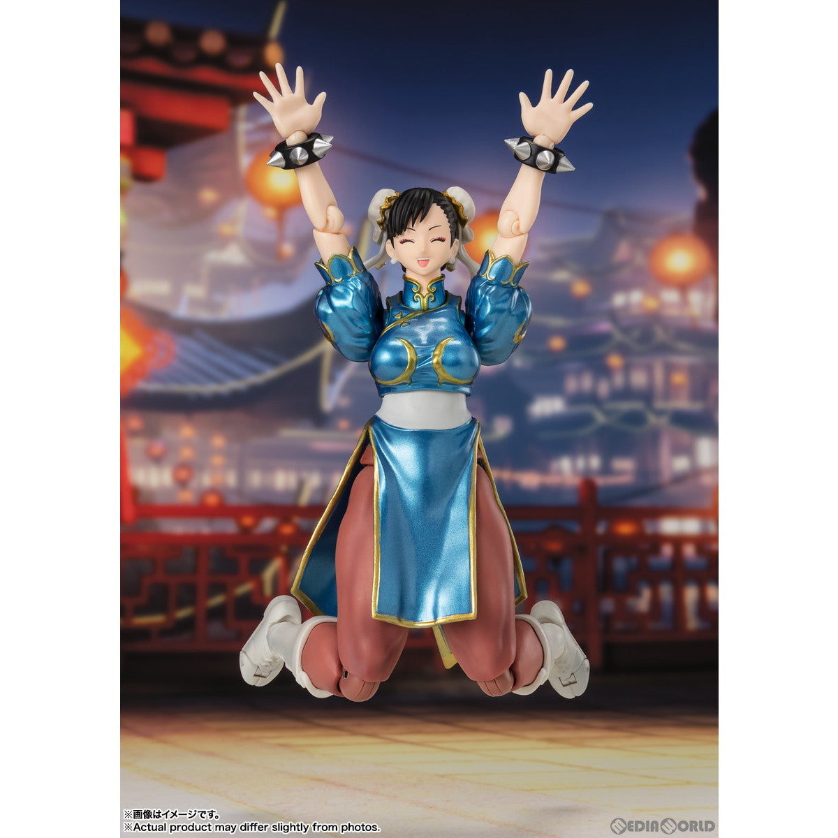 【中古即納】[FIG]S.H.Figuarts(フィギュアーツ) 春麗(チュンリー) -Outfit 2- ストリートファイターシリーズ 完成品  可動フィギュア バンダイスピリッツ(20240217)