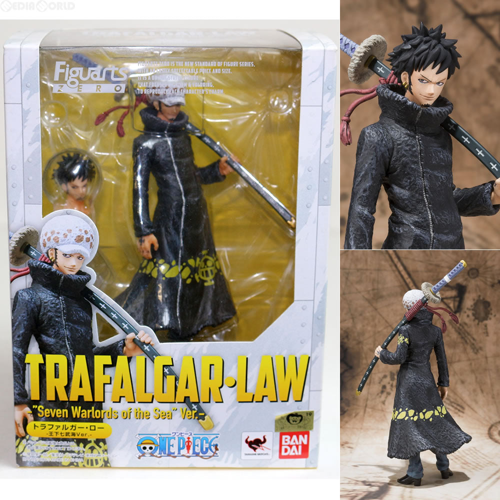 【中古即納】[FIG] フィギュアーツZERO トラファルガー・ロー -王下七武海 Ver.- ONE PIECE(ワンピース) 完成品 フィギュア バンダイ(20130511)