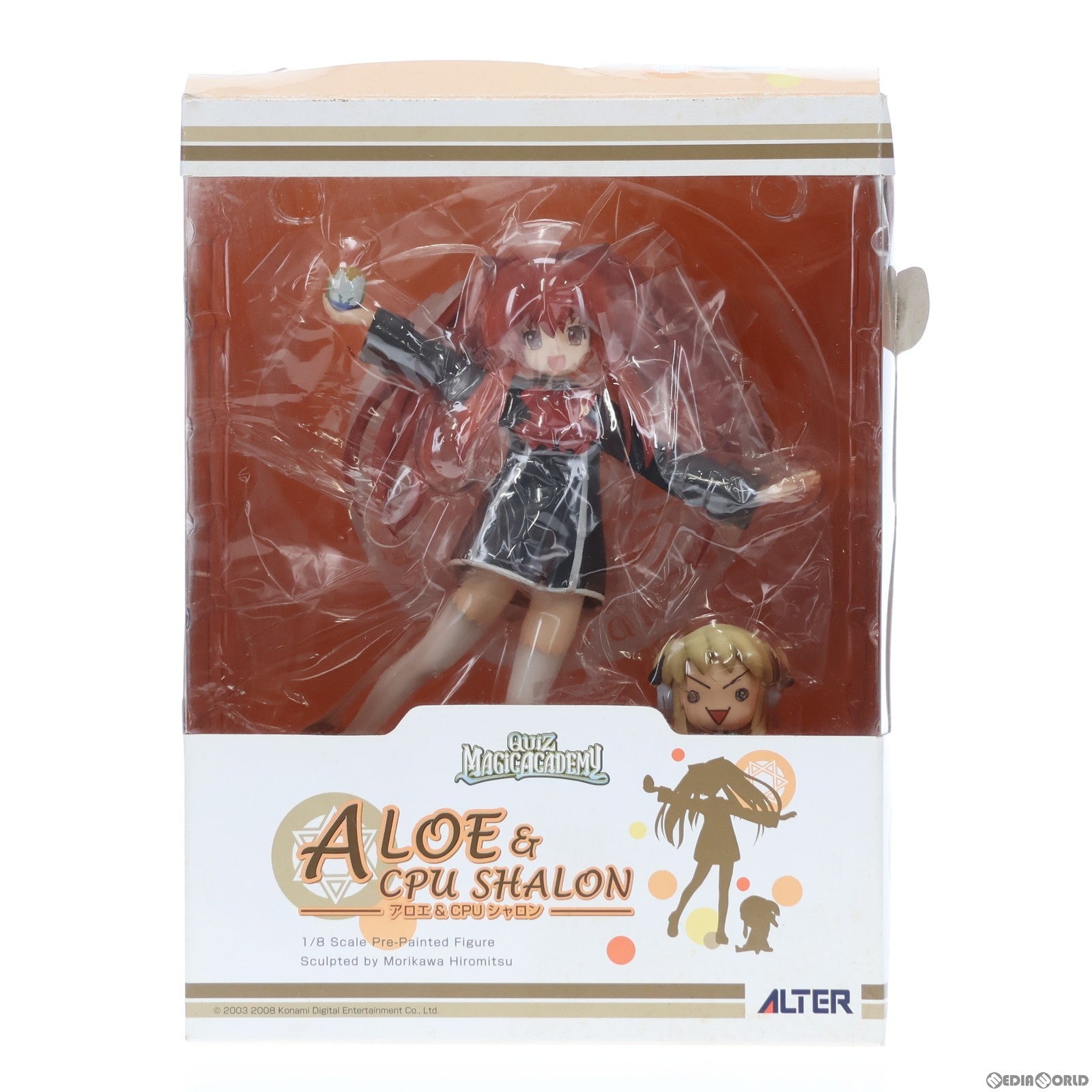 【中古即納】[FIG]アロエ&CPUシャロン クイズマジックアカデミー 1/8 完成品 フィギュア アルター(20080305)