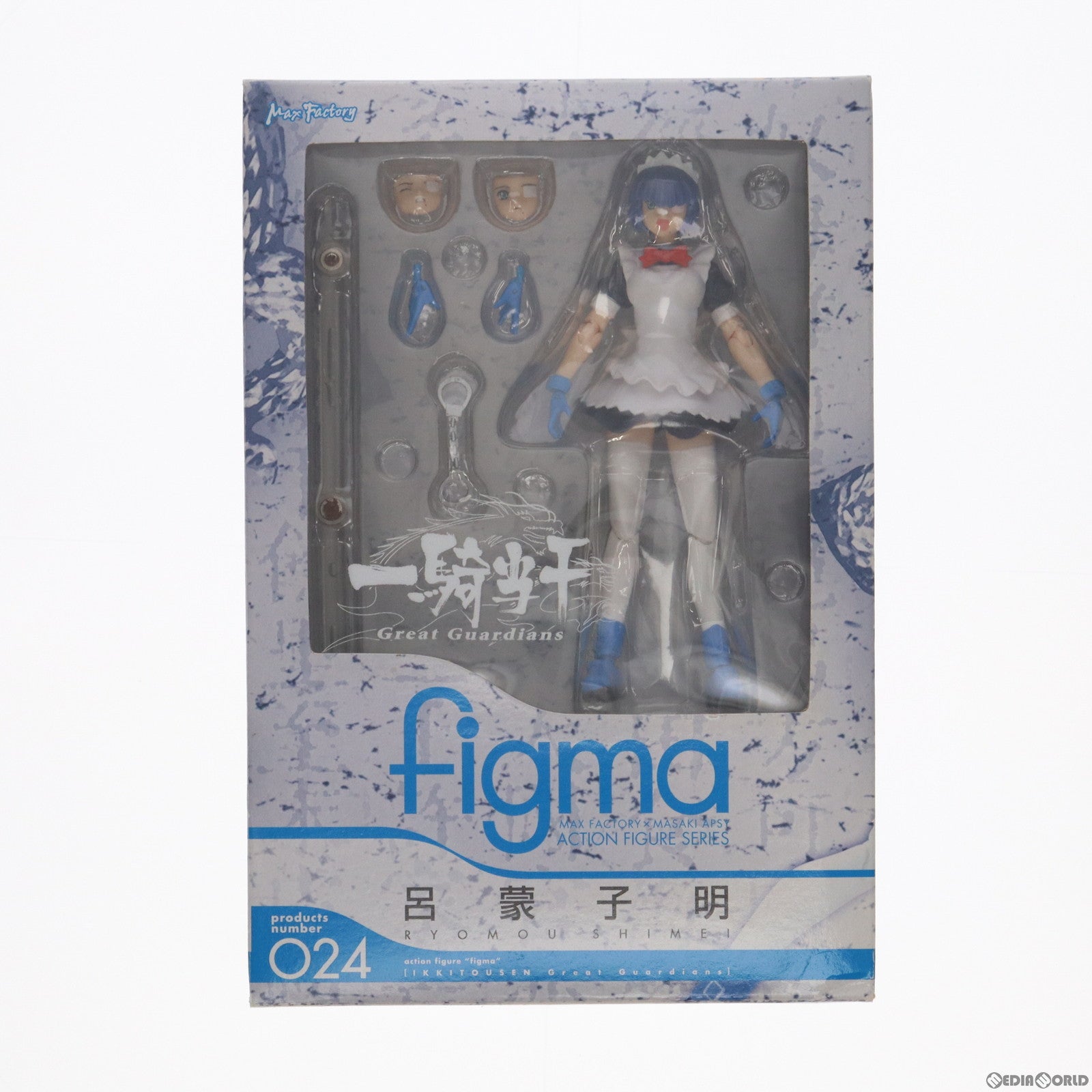 【中古即納】[FIG]figma(フィグマ) 024 呂蒙子明(りょもうしめい) 一騎当千 Great Guardians(グレートガーディアンズ) 完成品 可動フィギュア マックスファクトリー(20081210)