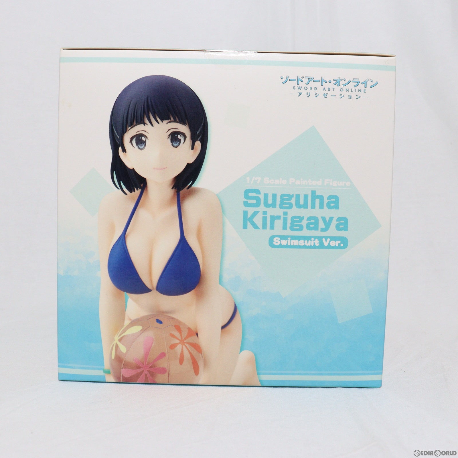 中古即納】[FIG]桐ヶ谷直葉(きりがやすぐは) 水着Ver. ソードアート・オンライン アリシゼーション 1/7 完成品 フィギュア(BF060)  ベルファイン