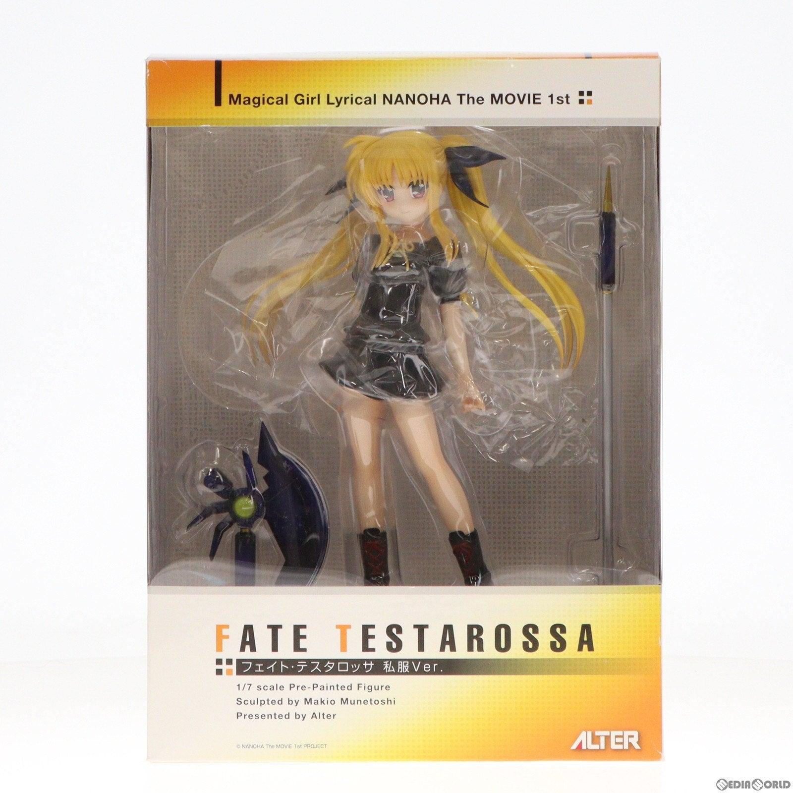 【中古即納】[FIG]フェイト・テスタロッサ 私服Ver. 魔法少女リリカルなのは The MOVIE 1st 1/7 完成品 フィギュア アルター(20110205)