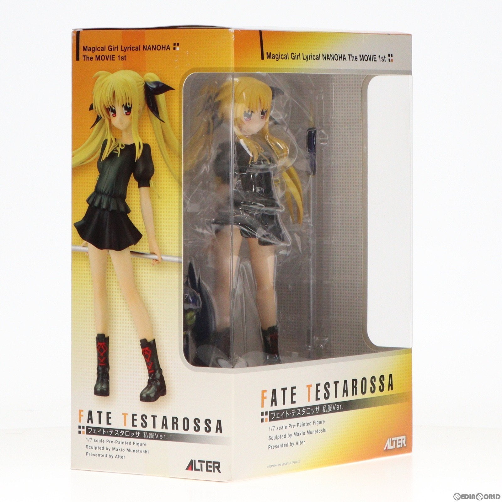 【中古即納】[FIG]フェイト・テスタロッサ 私服Ver. 魔法少女リリカルなのは The MOVIE 1st 1/7 完成品 フィギュア アルター(20110205)