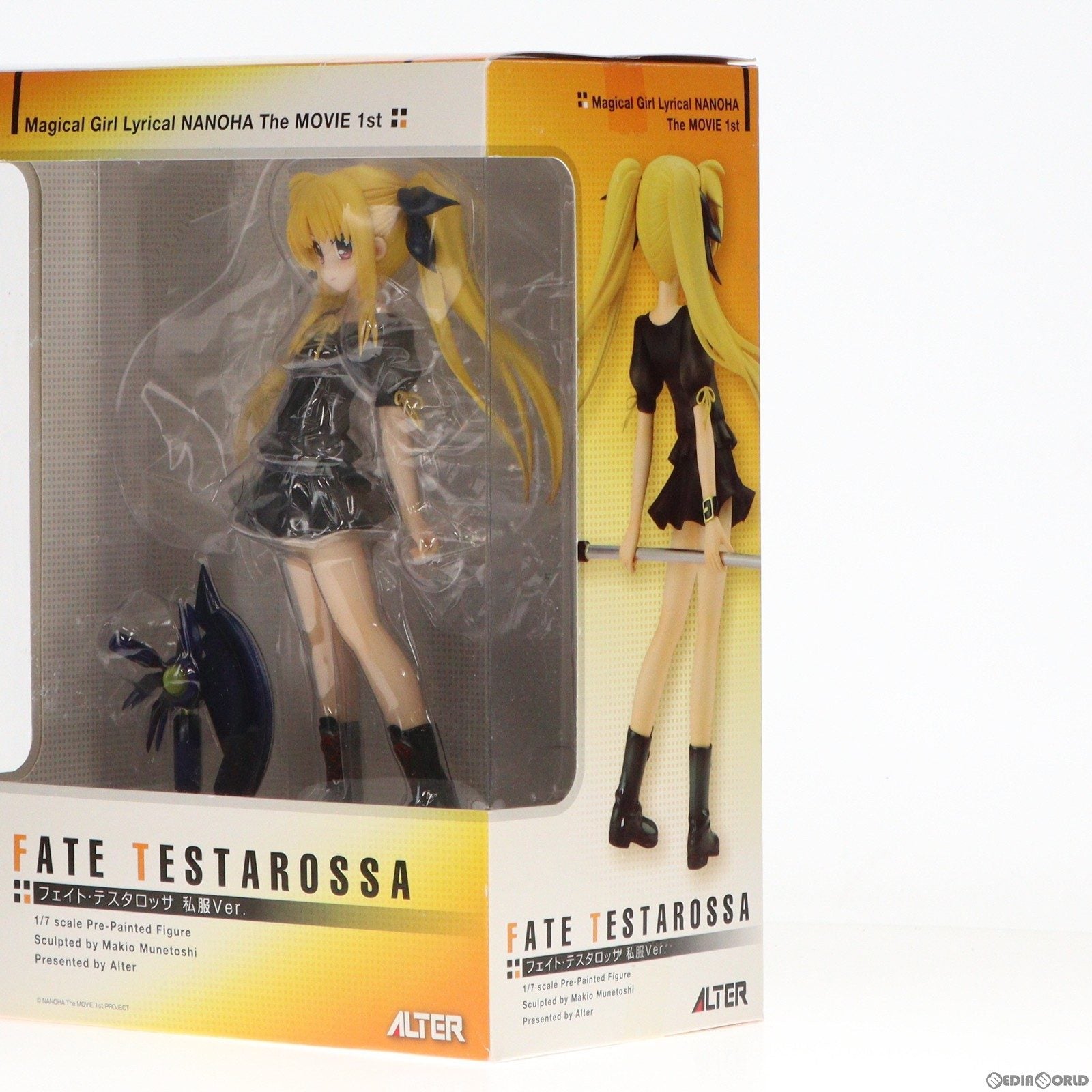 【中古即納】[FIG]フェイト・テスタロッサ 私服Ver. 魔法少女リリカルなのは The MOVIE 1st 1/7 完成品 フィギュア アルター(20110205)