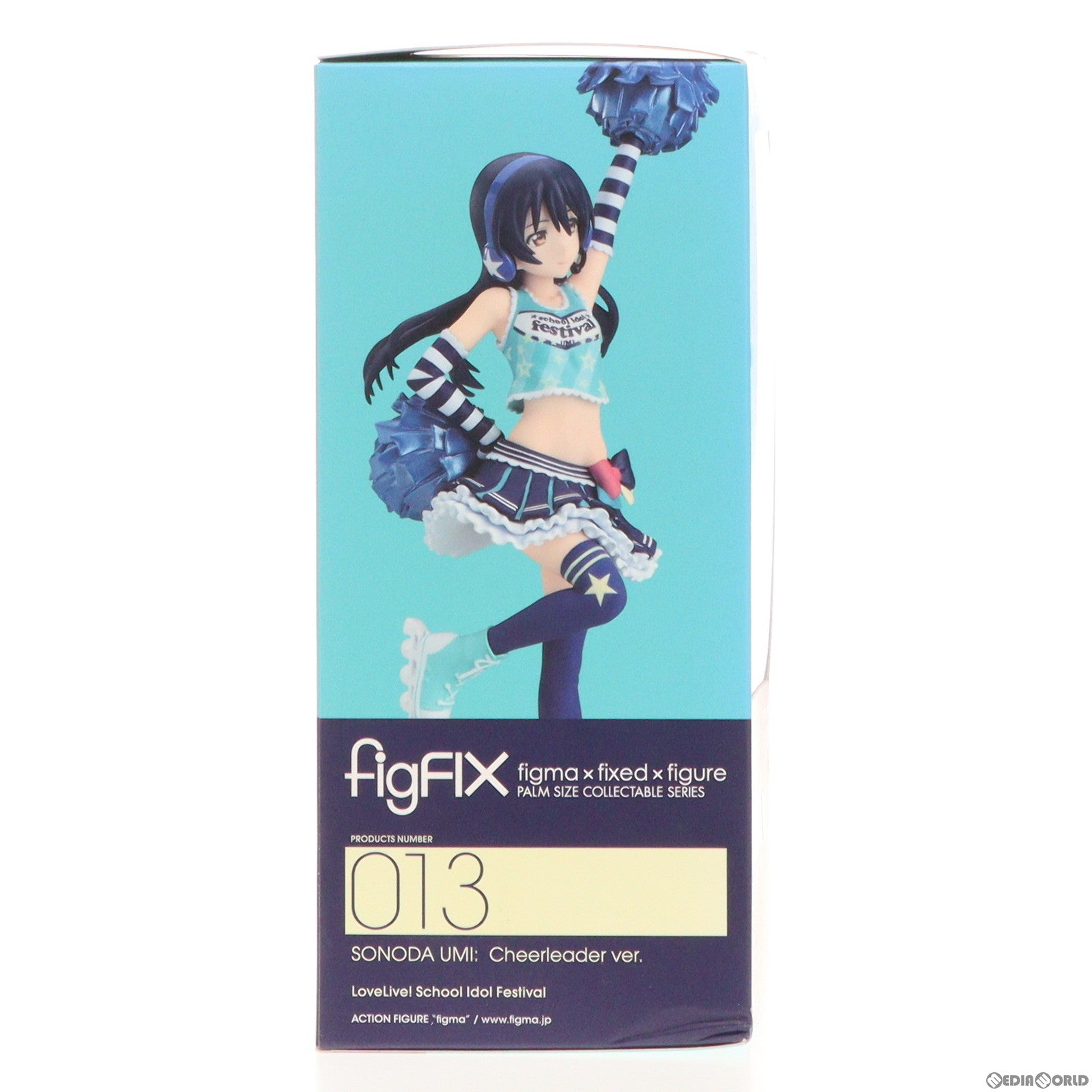 【中古即納】[FIG] figFIX-013 園田海未(そのだうみ) チアガールver. ラブライブ! スクールアイドルフェスティバル 完成品 フィギュア マックスファクトリー(20171015)