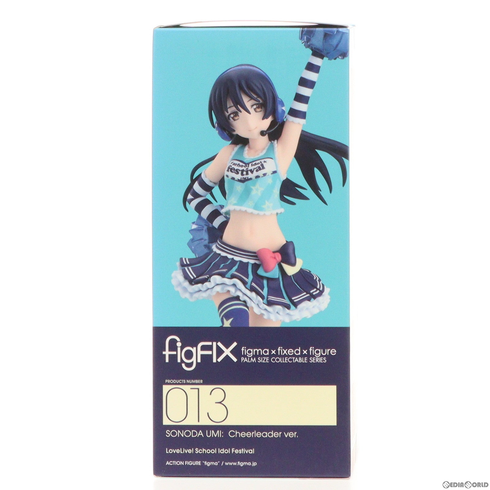 【中古即納】[FIG]figFIX-013 園田海未(そのだうみ) チアガールver. ラブライブ! スクールアイドルフェスティバル 完成品  フィギュア マックスファクトリー(20171015)