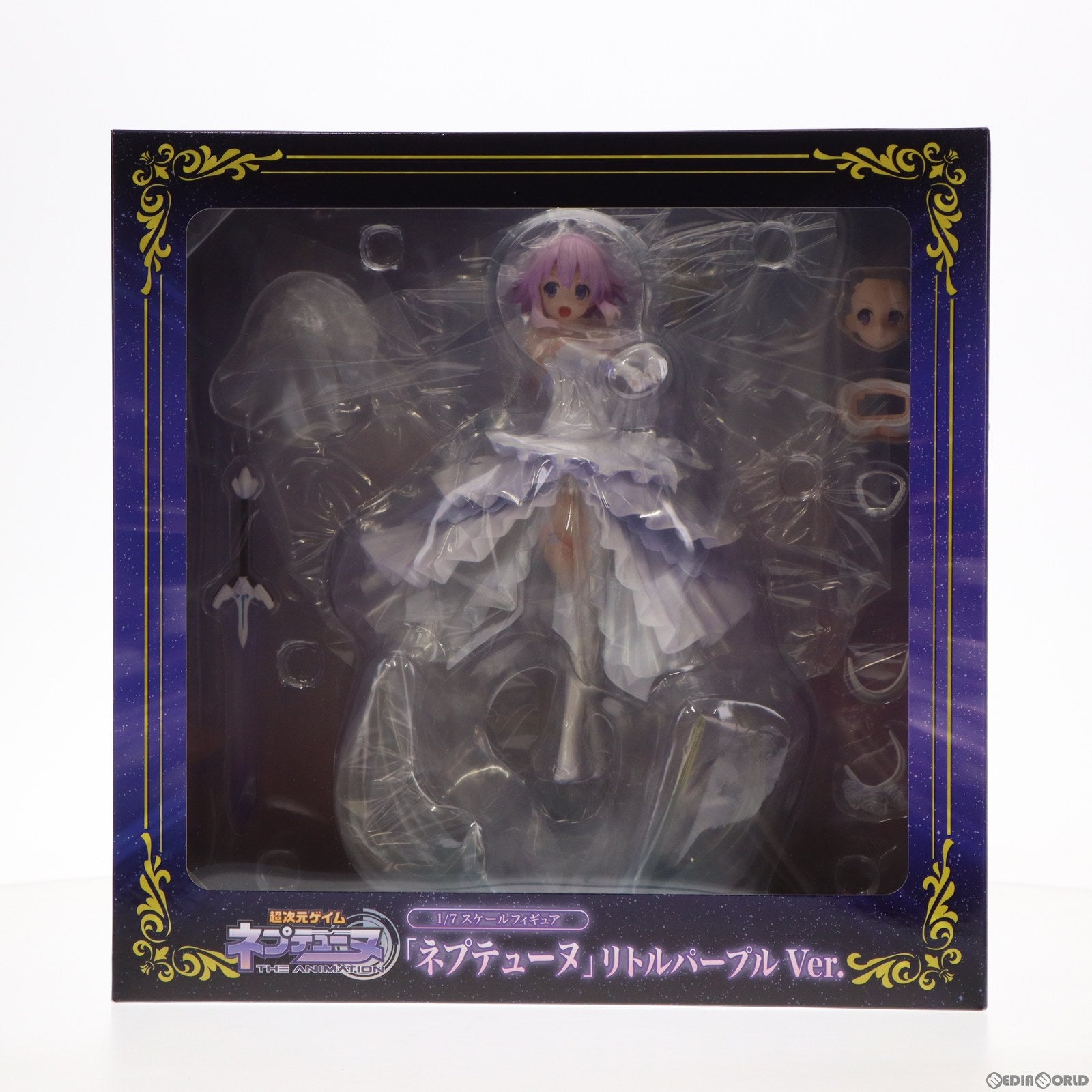 【中古即納】[FIG](フィギュア単品)ネプテューヌ リトルパープルver. アニメ「超次元ゲイム ネプテューヌ」 OVA「超次元ゲイム ネプテューヌ ～陽だまりのリトルパープル～」LIMITED EDITION 同梱品 1/7 完成品 フィギュア フロンティアワークス/ブロッコリー(20230430)