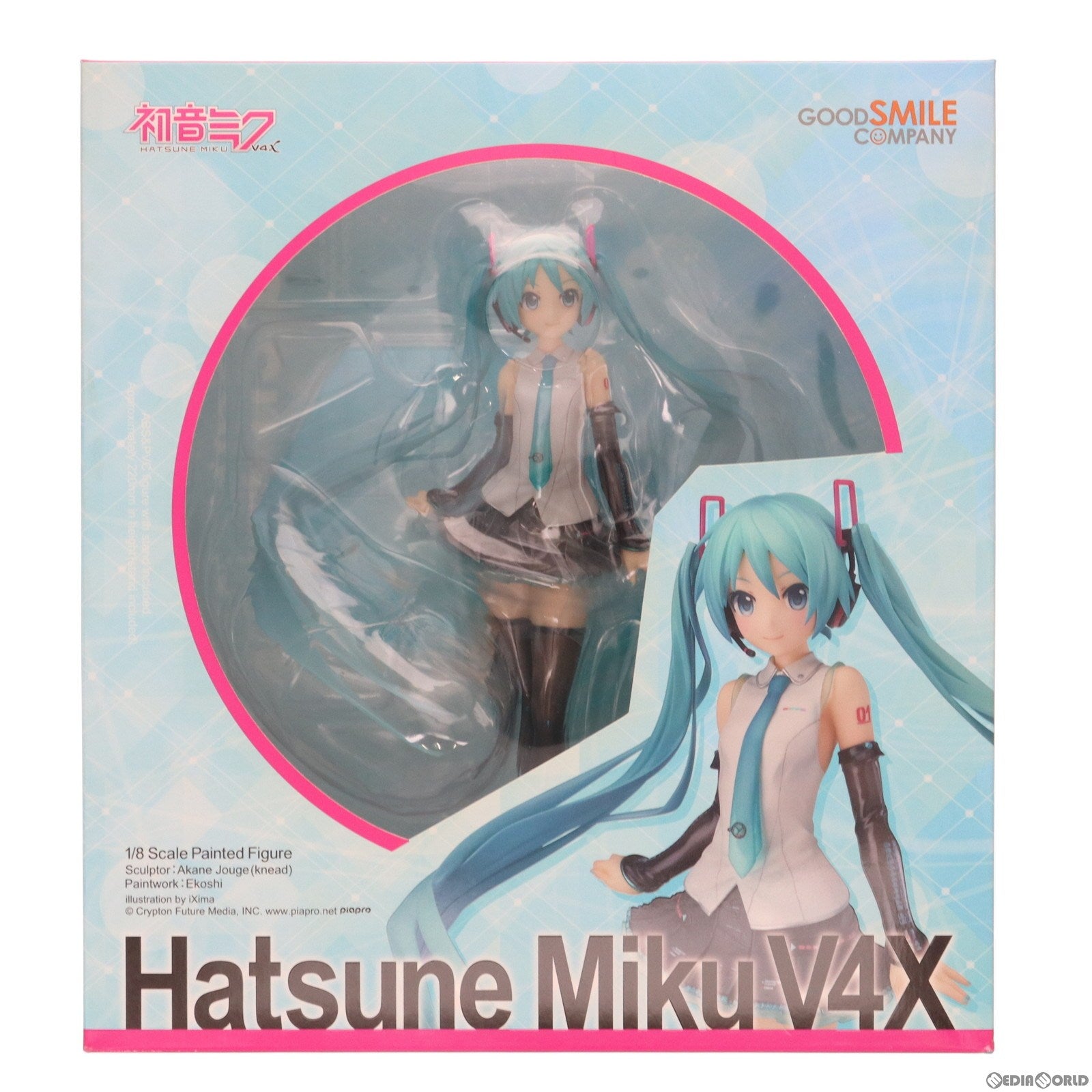 【中古即納】[FIG]初音ミク V4X キャラクター・ボーカル・シリーズ01 初音ミク 1/8 完成品 フィギュア グッドスマイルカンパニー(20180524)