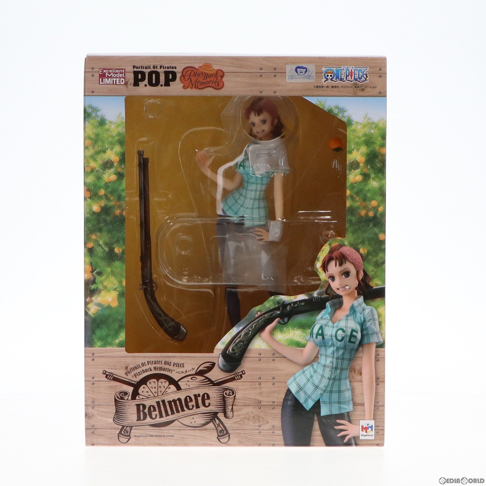 【中古即納】[FIG] Portrait.Of.Pirates P.O.P ワンピース『Playback Memories』 ベルメール ONE PIECE(ワンピース) 完成品 フィギュア メガトレショップ オンラインショップ限定 メガハウス(20201130)