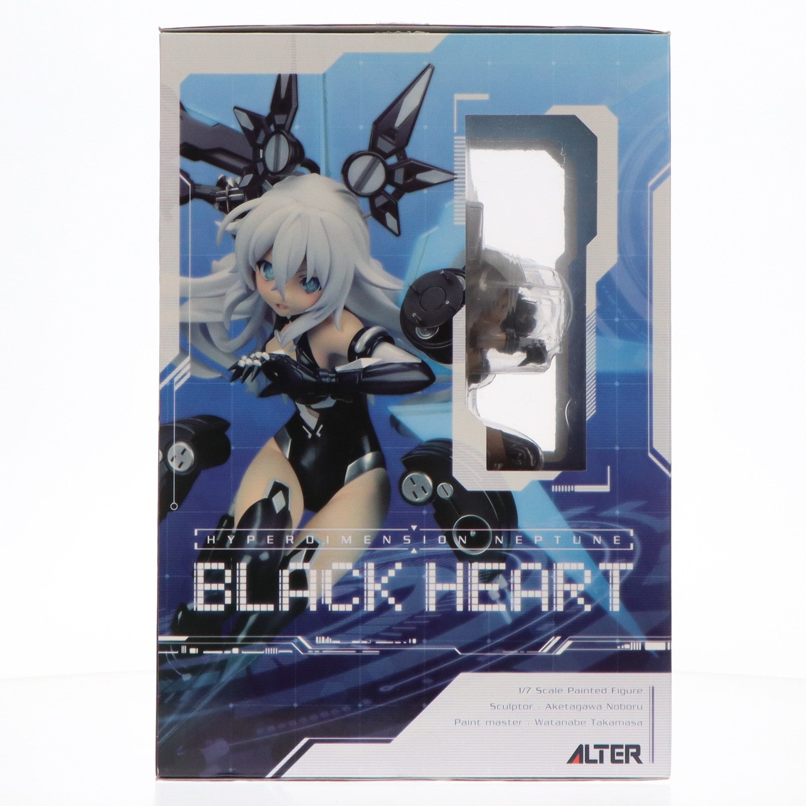【中古即納】[FIG] (再販) ブラックハート 超次元ゲイム ネプテューヌ 1/7 完成品 フィギュア アルター(20151111)