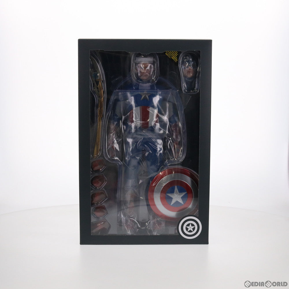 中古即納】[FIG]ムービー・マスターピース キャプテン・アメリカ(映画『アベンジャーズ』版) アベンジャーズ/エンドゲーム 1/6 完成品  可動フィギュア(MM#563) ホットトイズ