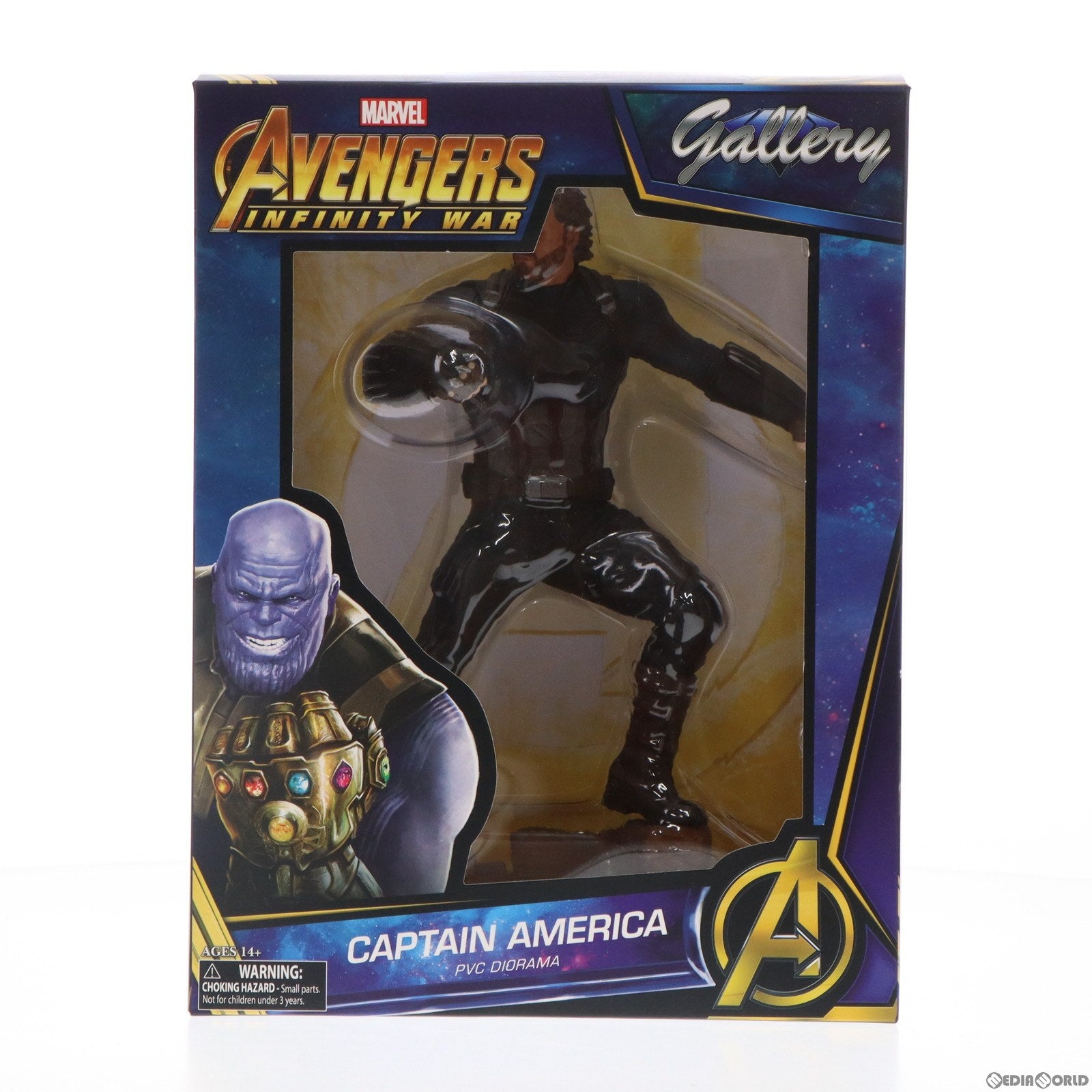 【中古即納】[FIG] (再販) マーベル・ギャラリー キャプテン・アメリカ アベンジャーズ/インフィニティ・ウォー PVCスタチュー 完成品 フィギュア ダイアモンドセレクト(20200228)