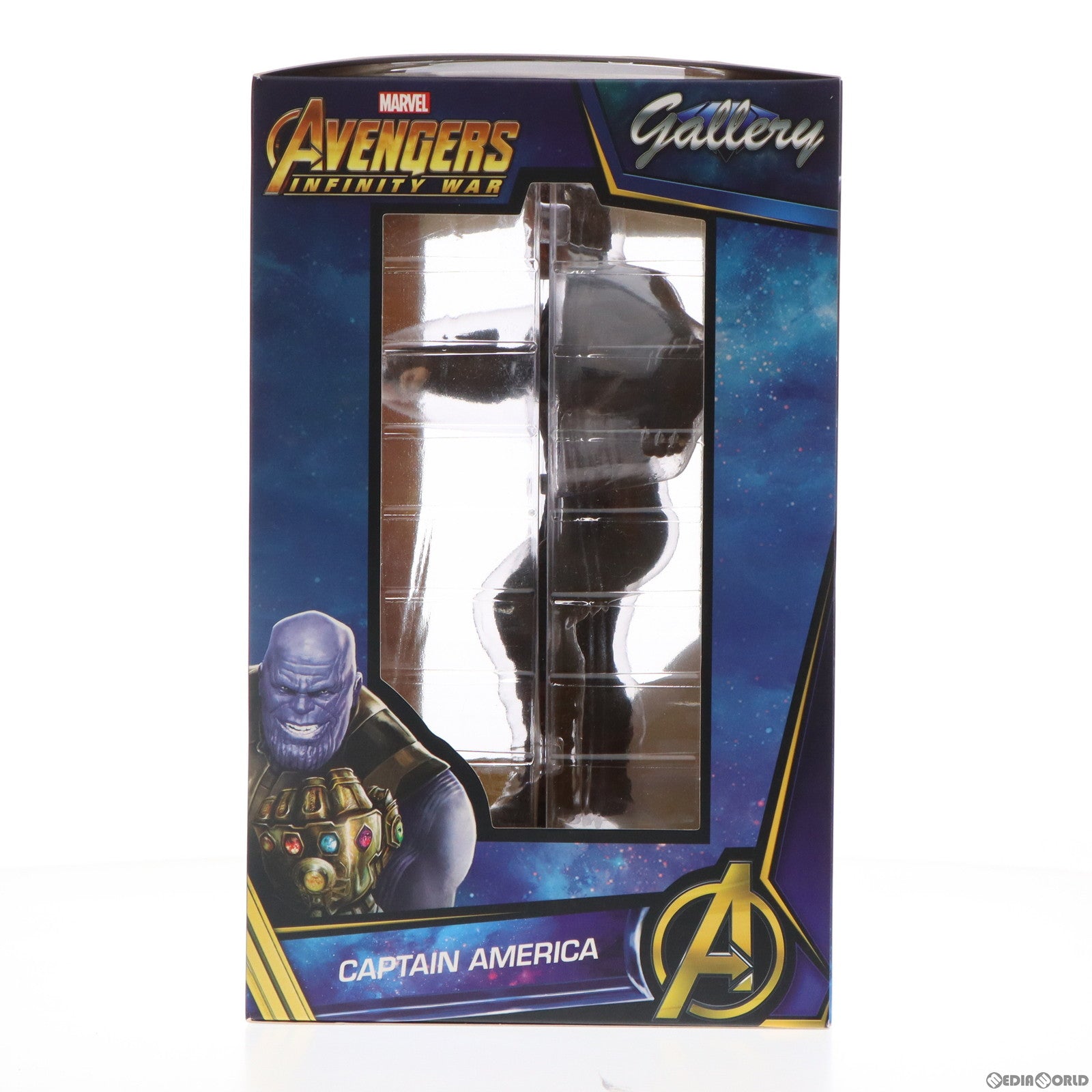 【中古即納】[FIG] (再販) マーベル・ギャラリー キャプテン・アメリカ アベンジャーズ/インフィニティ・ウォー PVCスタチュー 完成品 フィギュア ダイアモンドセレクト(20200228)