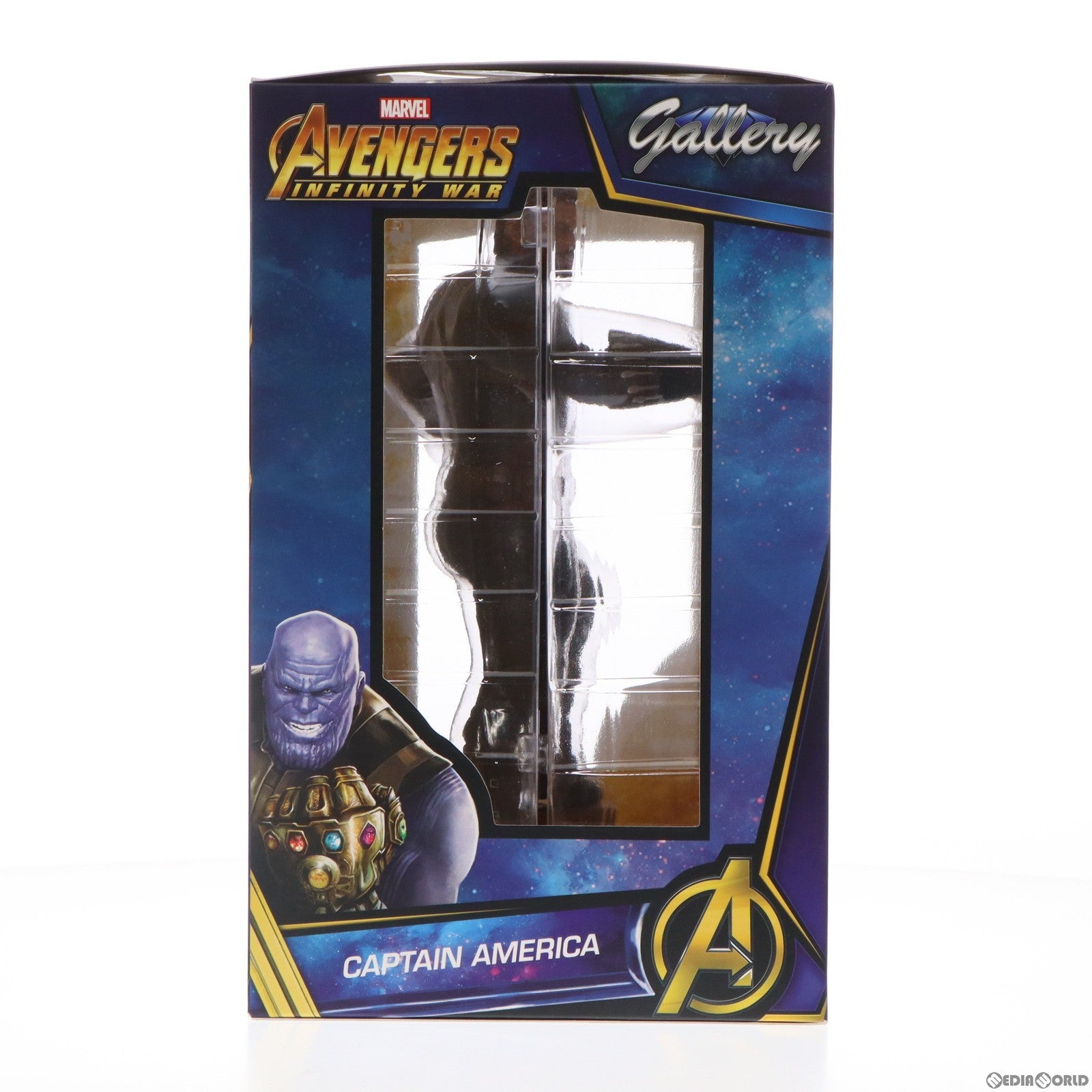 【中古即納】[FIG] (再販) マーベル・ギャラリー キャプテン・アメリカ アベンジャーズ/インフィニティ・ウォー PVCスタチュー 完成品 フィギュア ダイアモンドセレクト(20200228)