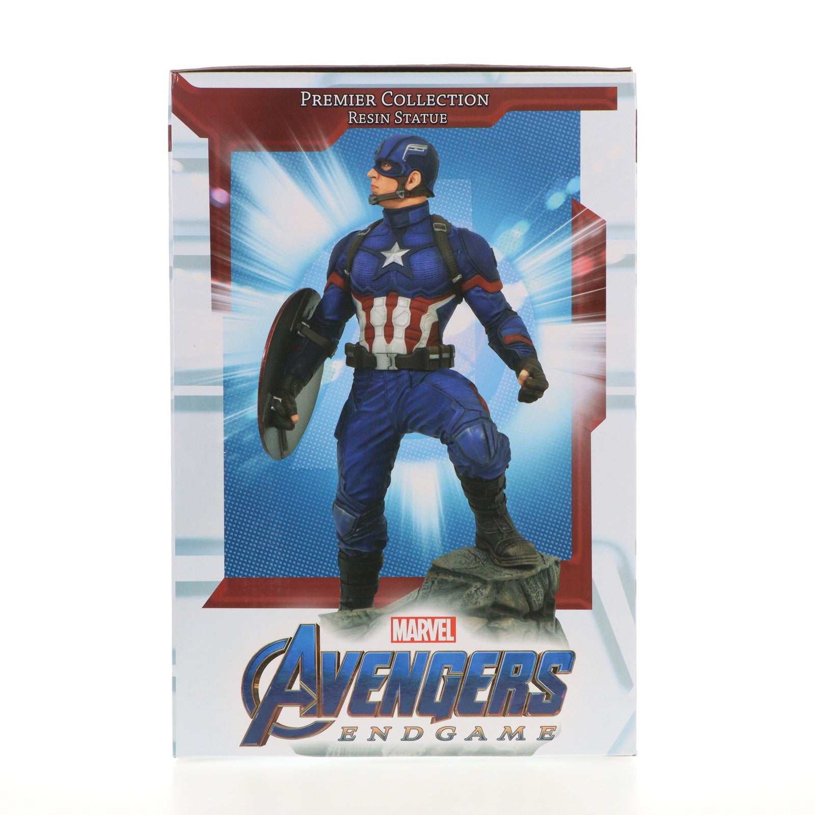 【中古即納】[FIG] マーベル・プレミアコレクション キャプテン・アメリカ スタチュー アベンジャーズ/エンドゲーム 完成品 フィギュア DIAMOND SELECT TOYS(ダイアモンドセレクトトイズ) (20201231)