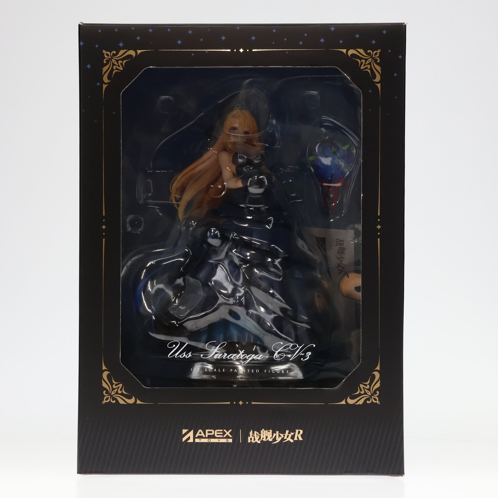 【中古即納】[FIG] 予約特典付属 サラトガ 宵の花Ver. 戦艦少女R 1/7 完成品 フィギュア APEX(エーペックス) (20221029)