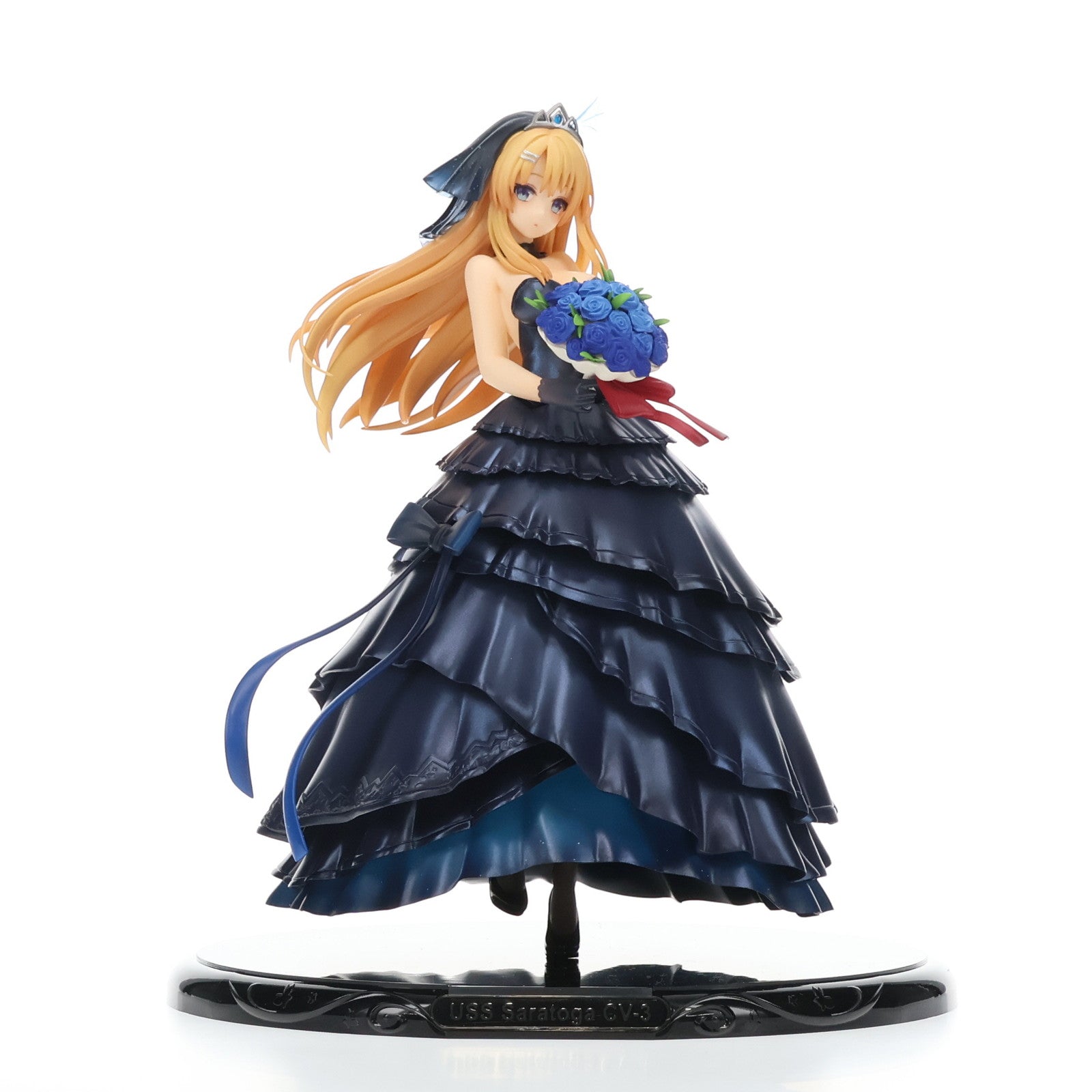 【中古即納】[FIG] 予約特典付属 サラトガ 宵の花Ver. 戦艦少女R 1/7 完成品 フィギュア APEX(エーペックス) (20221029)