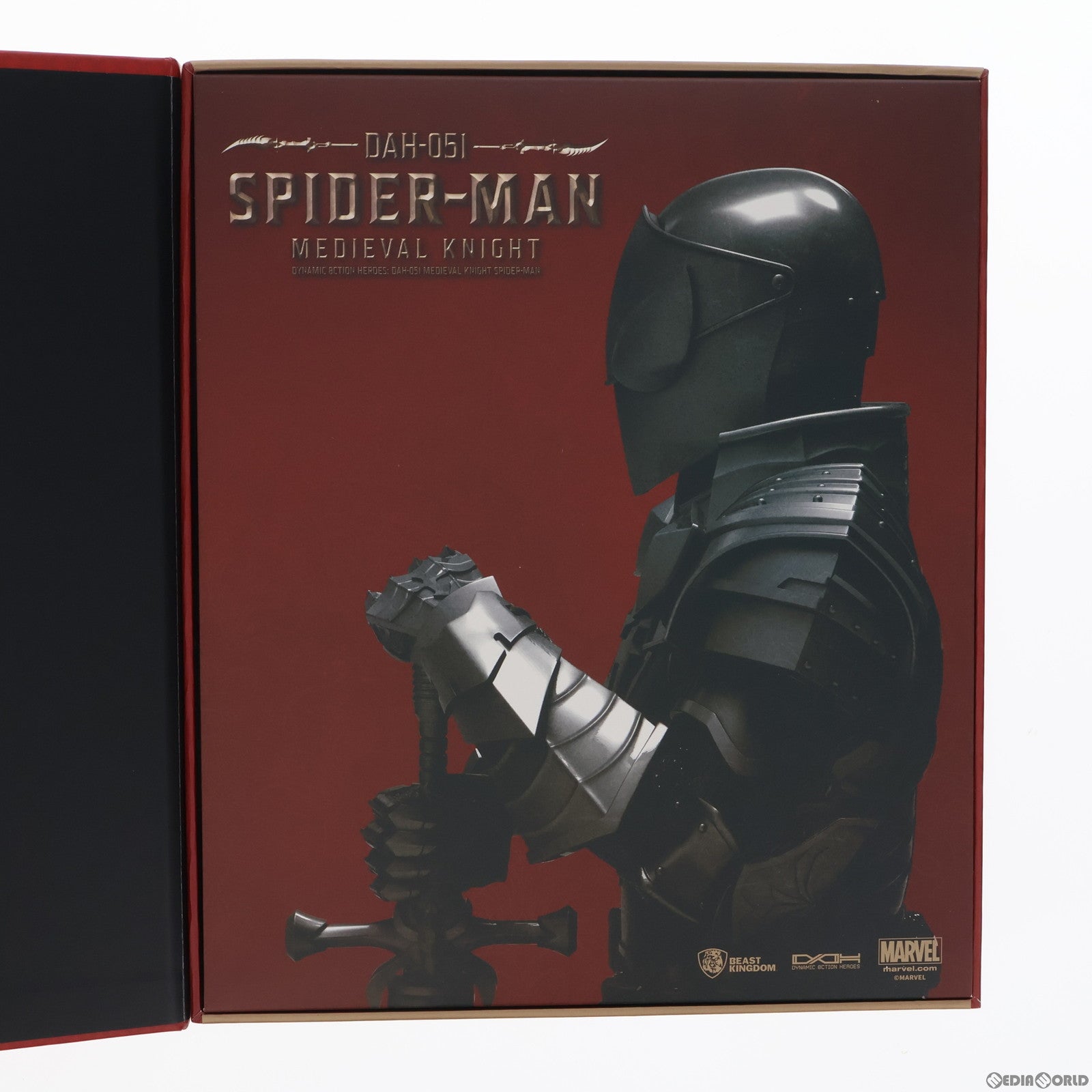 【中古即納】[FIG] ダイナミック・アクション・ヒーローズ #051 スパイダーマン(メディーバル・ナイト) 1/9 完成品 アクションフィギュア(DAH-051) Beast Kingdom(ビーストキングダム) /ホットトイズ(20230930)