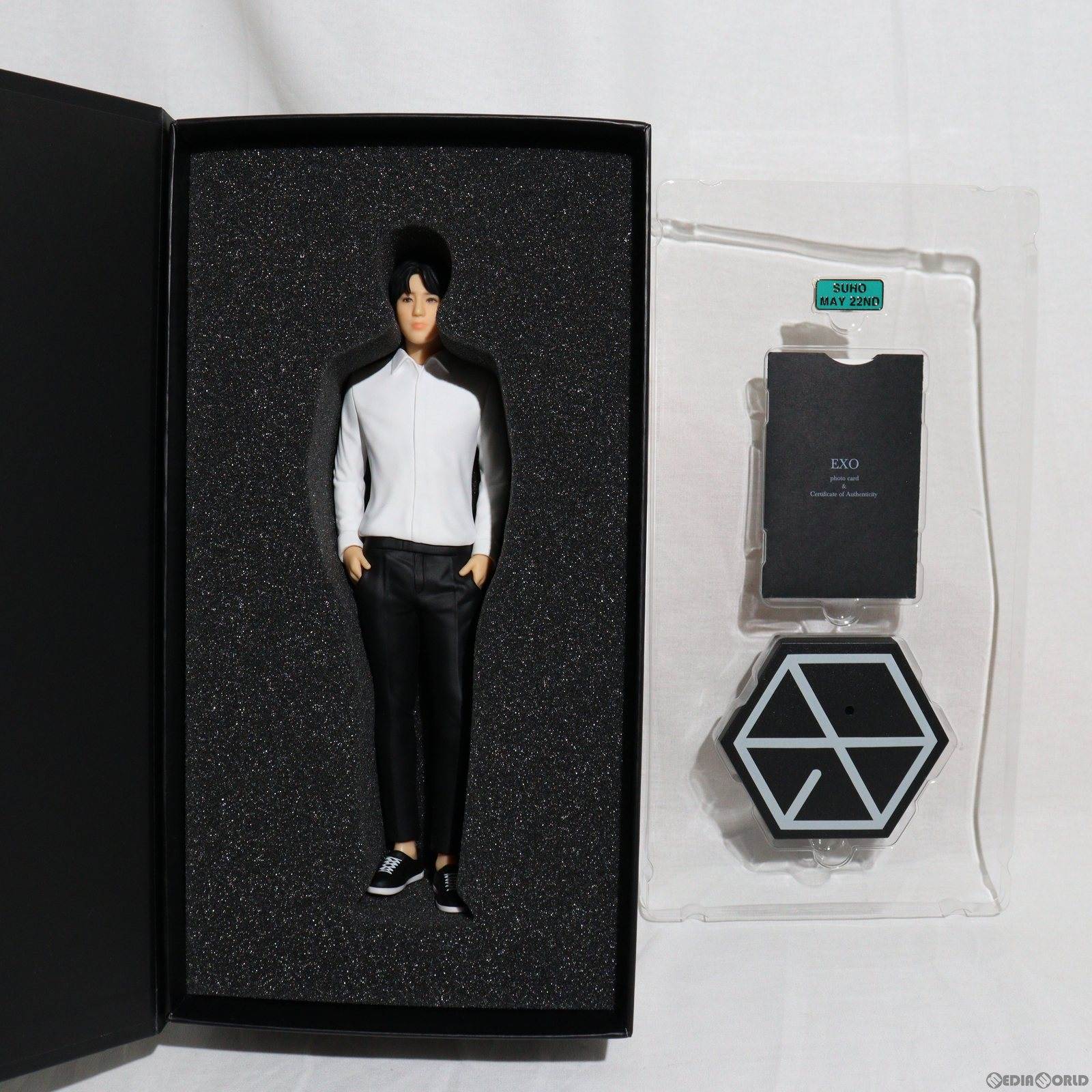 【中古即納】[FIG] EXO-K SUHO(スホ) 通常盤 EXO(エクソ) 3D REAL FIGURE 完成品 フィギュア DNCグループ(20210122)