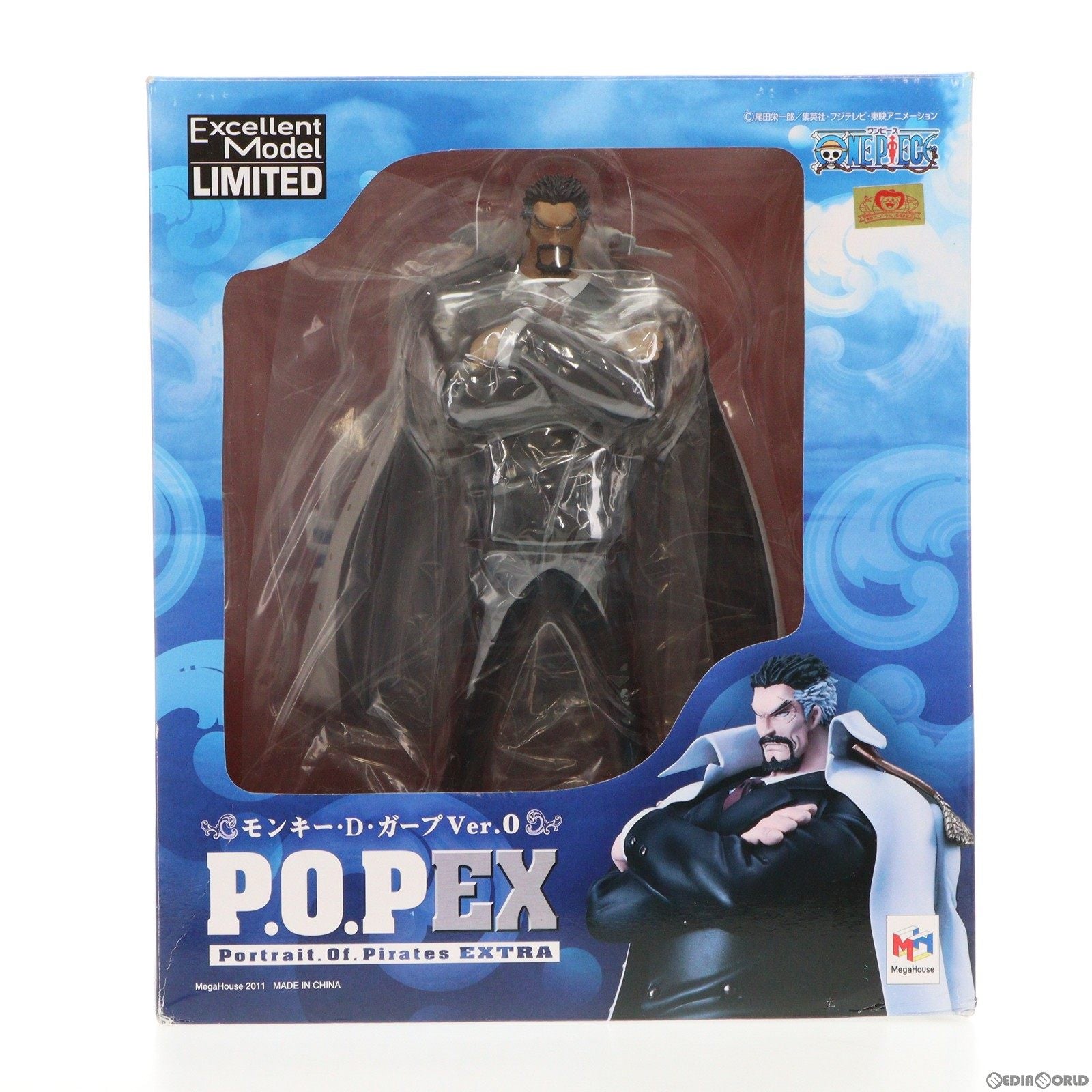 【中古即納】[FIG]ドン・キホーテ限定 Portrait.Of.Pirates P.O.P NEO-EX モンキー・D・ガープ Ver.0 ONE  PIECE(ワンピース) 完成品 フィギュア メガハウス(20111203)