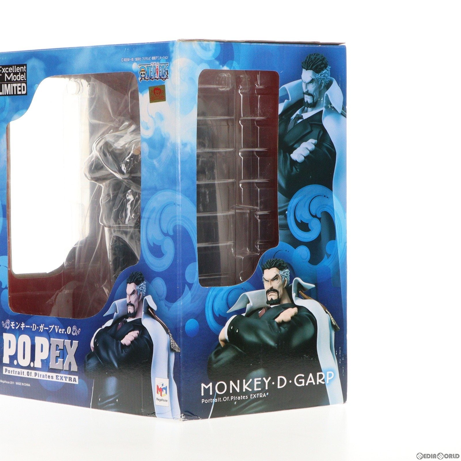 【中古即納】[FIG] ドン・キホーテ限定 Portrait.Of.Pirates P.O.P NEO-EX モンキー・D・ガープ Ver.0 ONE PIECE(ワンピース) 完成品 フィギュア メガハウス(20111203)
