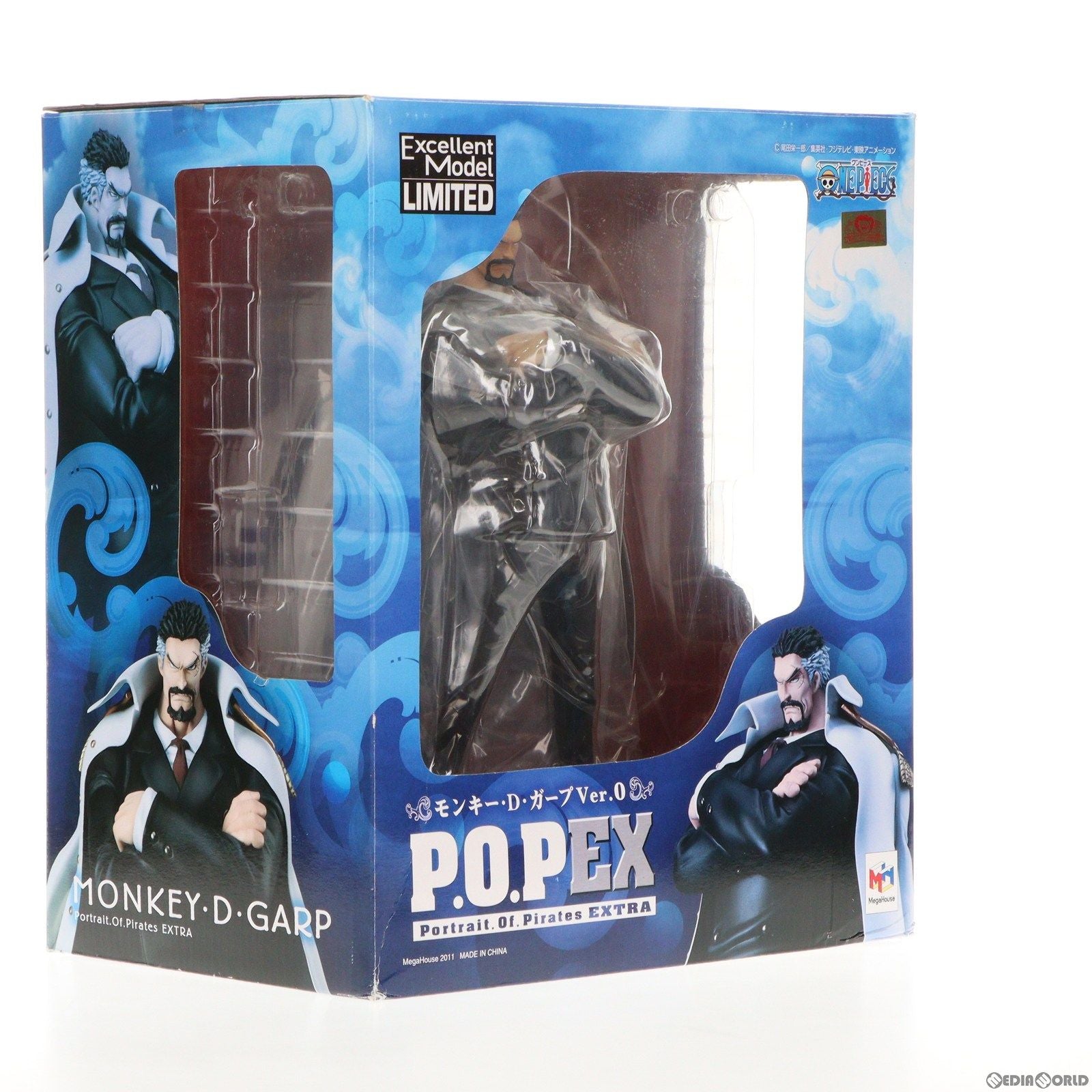 【中古即納】[FIG] ドン・キホーテ限定 Portrait.Of.Pirates P.O.P NEO-EX モンキー・D・ガープ Ver.0 ONE PIECE(ワンピース) 完成品 フィギュア メガハウス(20111203)
